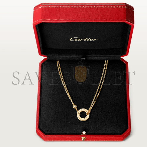 CARTIER  LOVE NECKLACE, 2 DIAMONDS B7219500