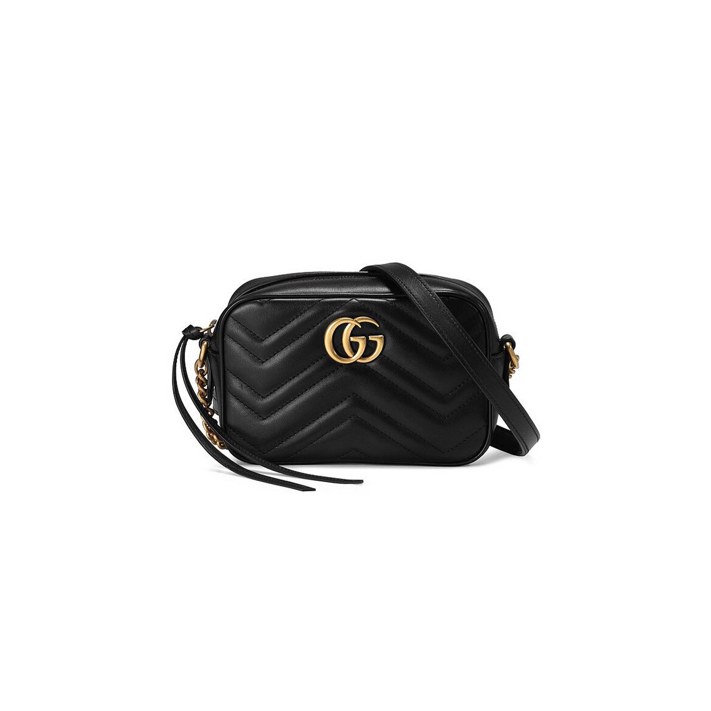 G*u*i gg marmont matelassÉ mini bag 448065 (18*12*6cm)