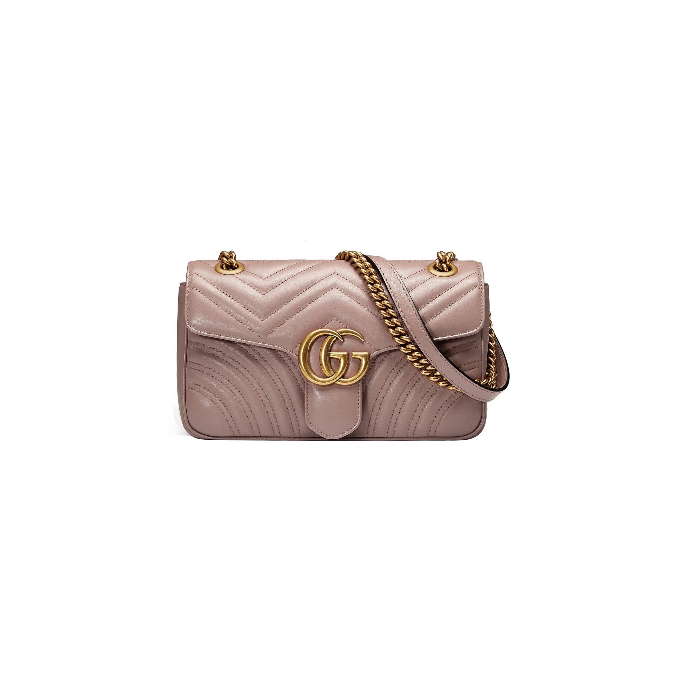 G*u*i marmont small matelasse shoulder bag 443497 (26*15*7cm)