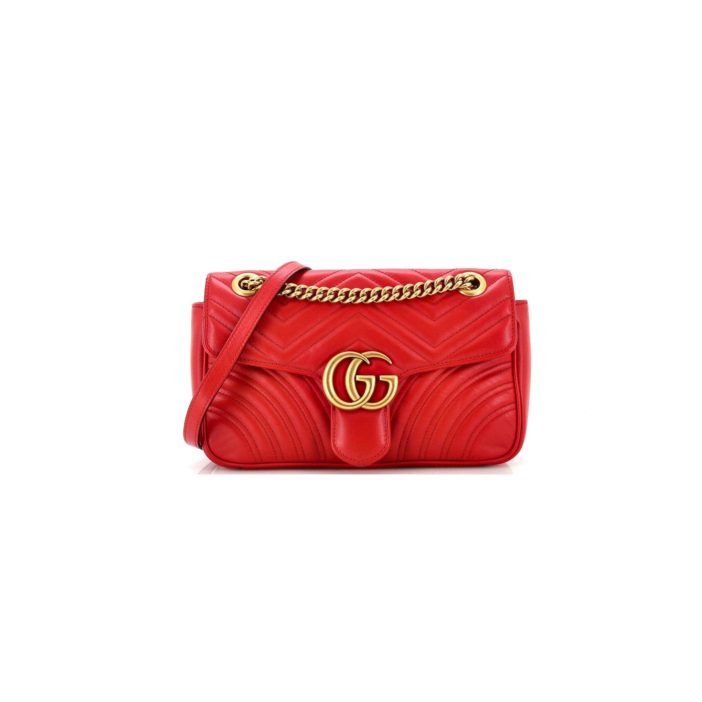 G*u*i    marmont small matelasse shoulder bag 443497 (26*7*15cm)