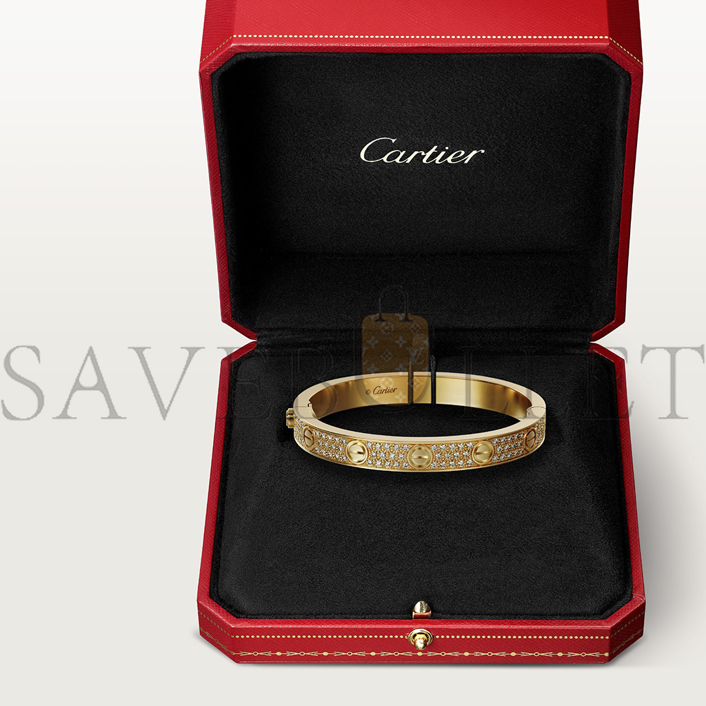 CARTIER  LOVE BRACELET, DIAMOND-PAVED N6035017