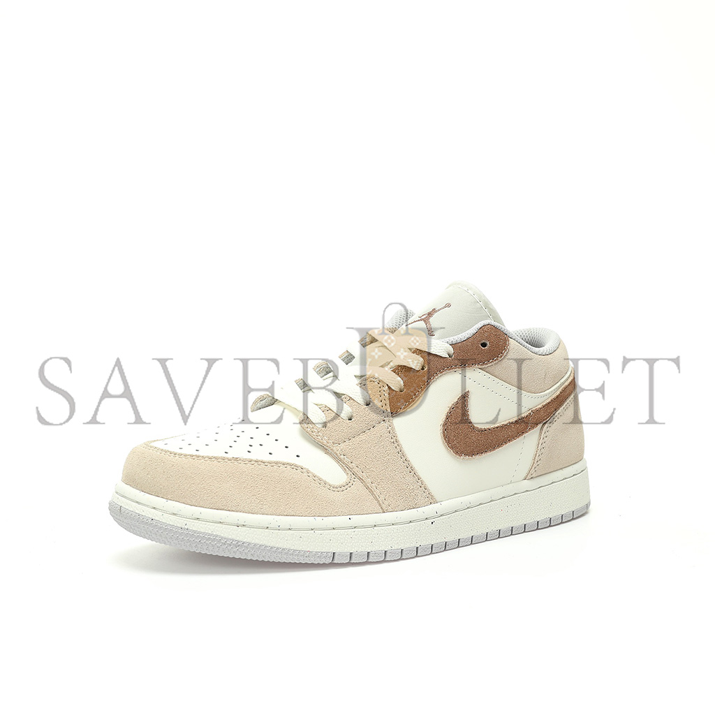 AIR JORDAN 1 LOW LIGHT BONE ARCHAEO BROWN HF1567-200