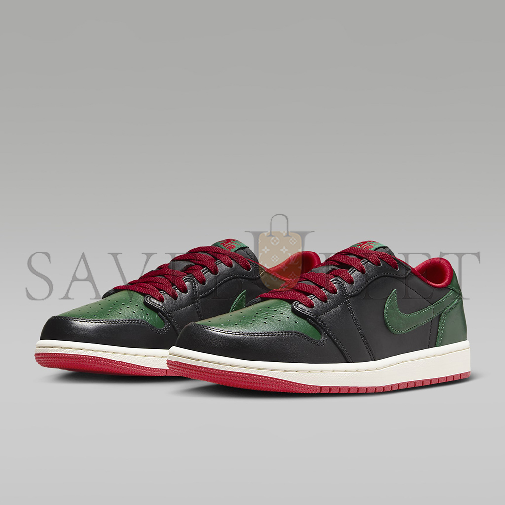 AIR JORDAN 1 LOW OG BLACK GORGE GREEN CZ0775-036