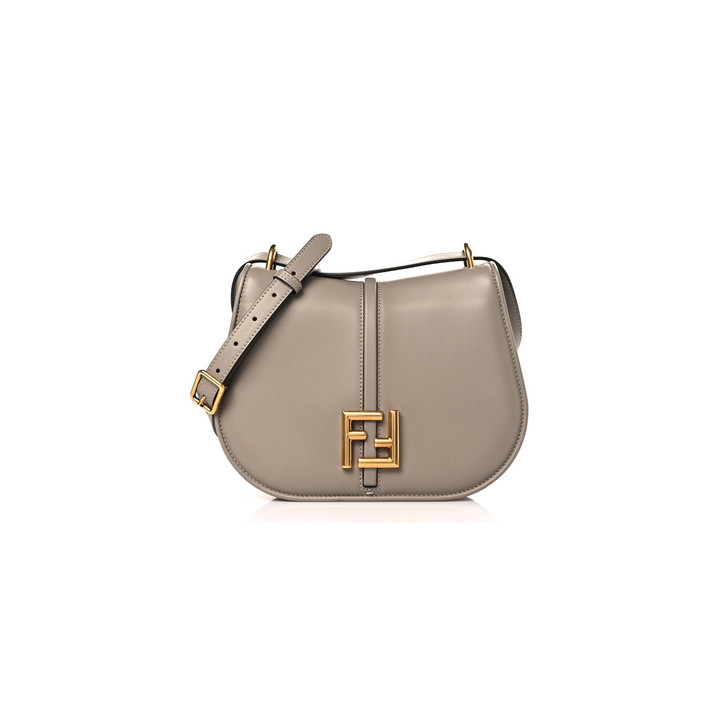 FENDI VITELLO BRENTA CHER MEDIUM FENDI C'MON TORTORA (25*18*8cm）