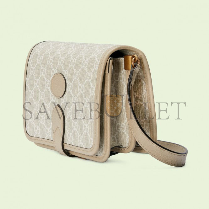 G*u*i mini shoulder bag with interlocking&g  671620 （20*17*8cm）