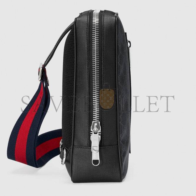 G*u*i gg black belt bag 478325  (27*17*8.5cm)