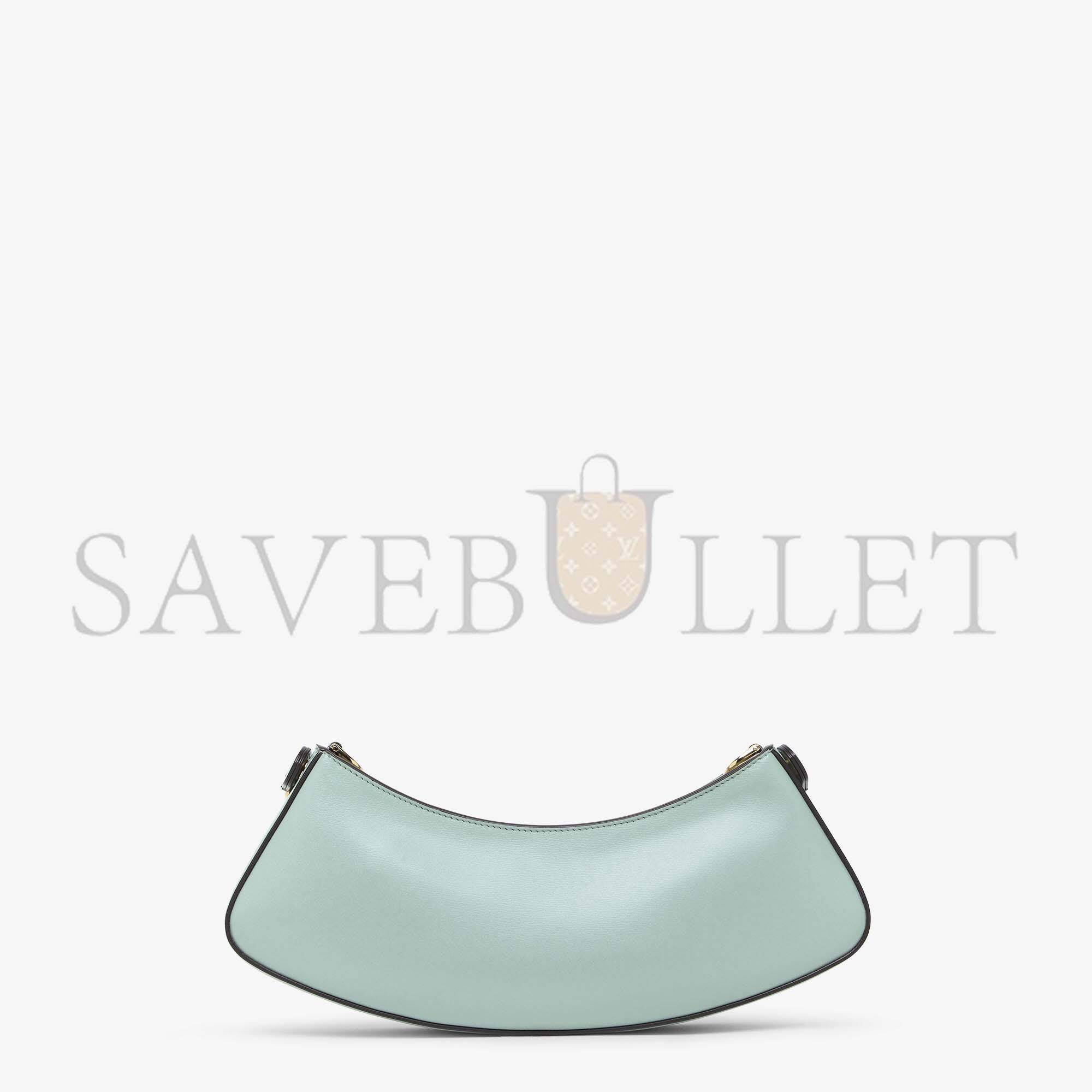 F**di o’lock swing - mint green leather pouch 8bs068ahm0f1dmz (32*11*5cm)