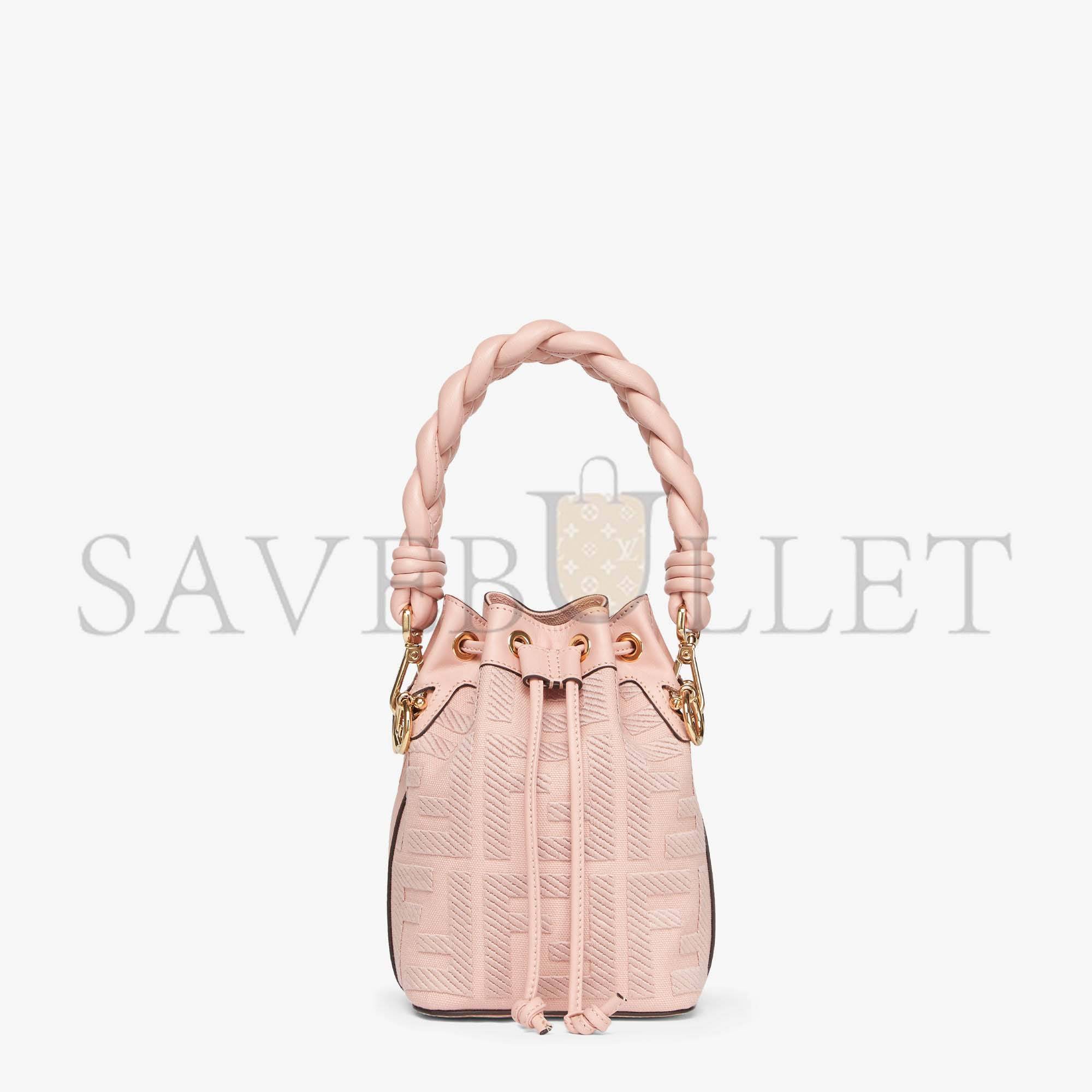 F**di mon tresor - pink ff canvas mini-bag 8bs010akkwf0j2f (18*12*10cm)