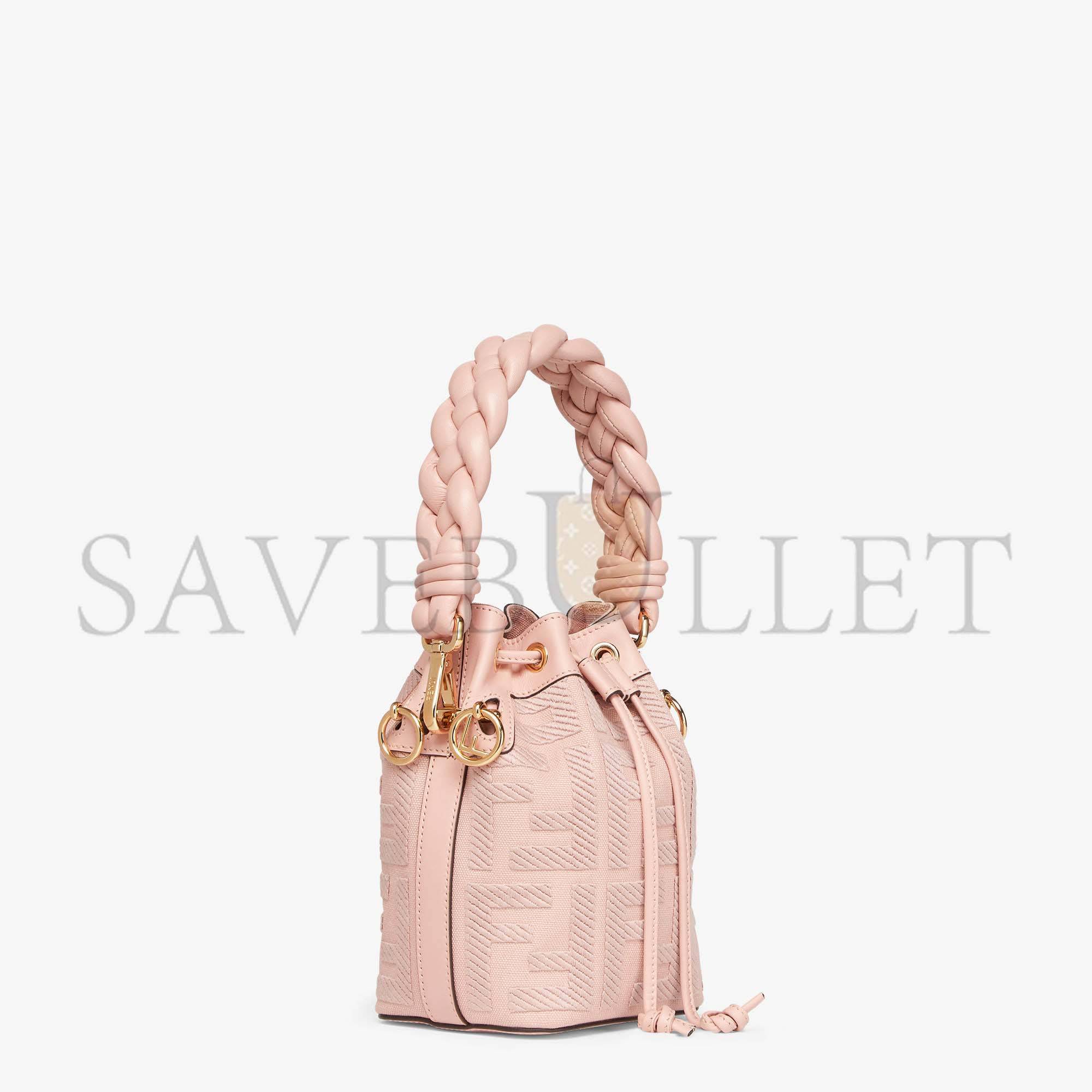 F**di mon tresor - pink ff canvas mini-bag 8bs010akkwf0j2f (18*12*10cm)