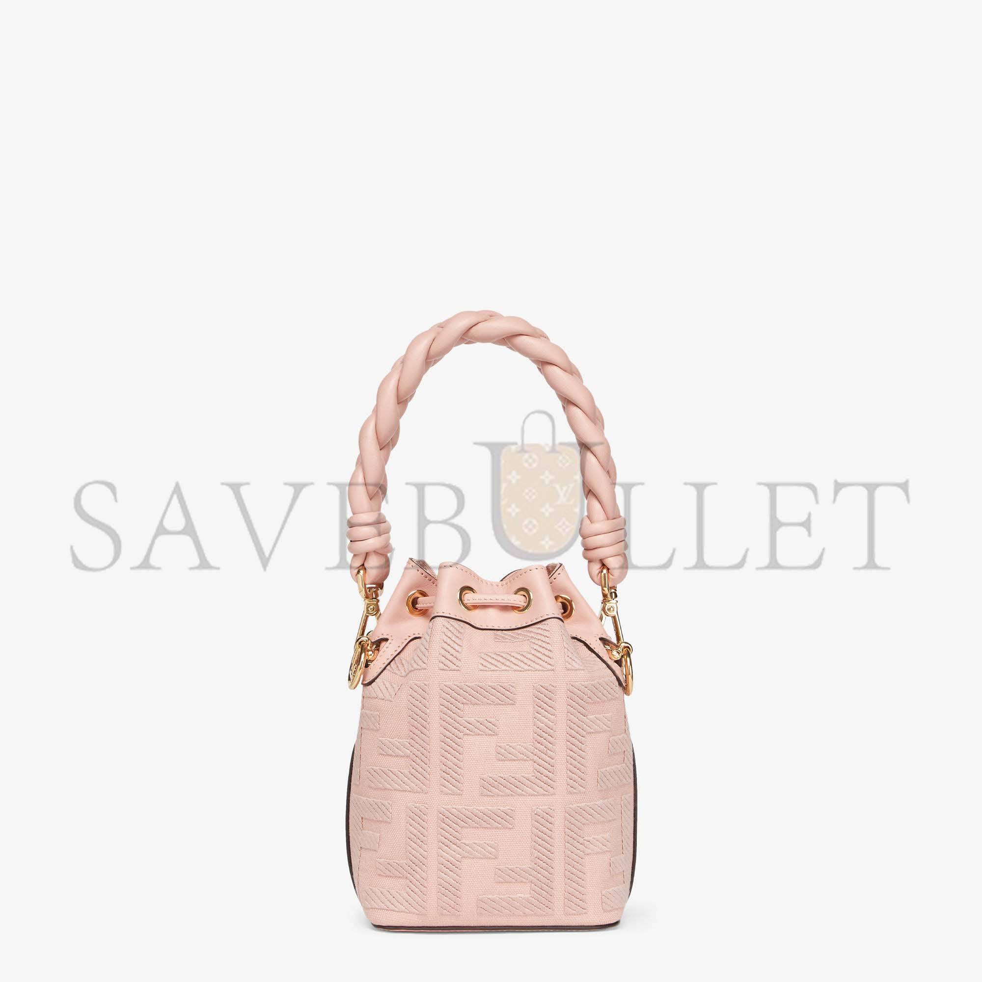 F**di mon tresor - pink ff canvas mini-bag 8bs010akkwf0j2f (18*12*10cm)