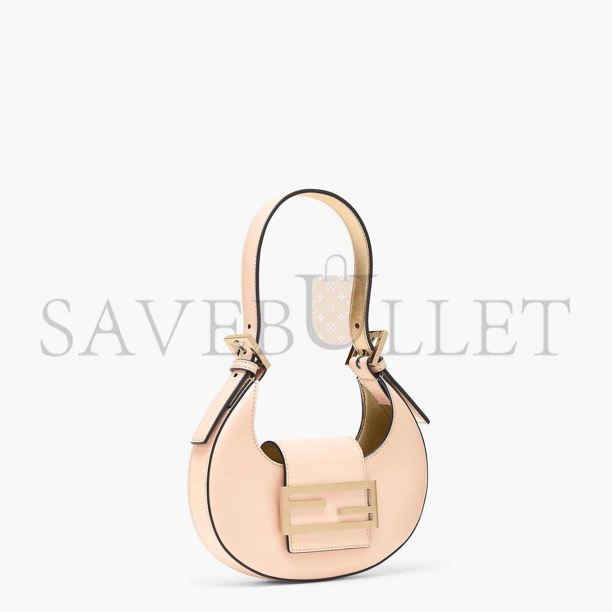 F**di cookie - pale pink leather mini bag 8bs065aaiwf14n1 (22*17.5*4.5cm)