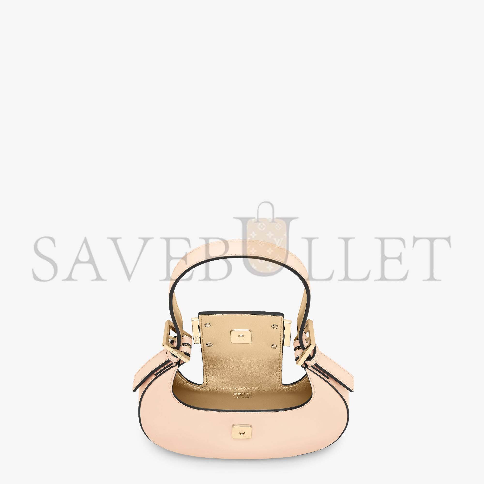 F**di cookie - pale pink leather mini bag 8bs065aaiwf14n1 (22*17.5*4.5cm)