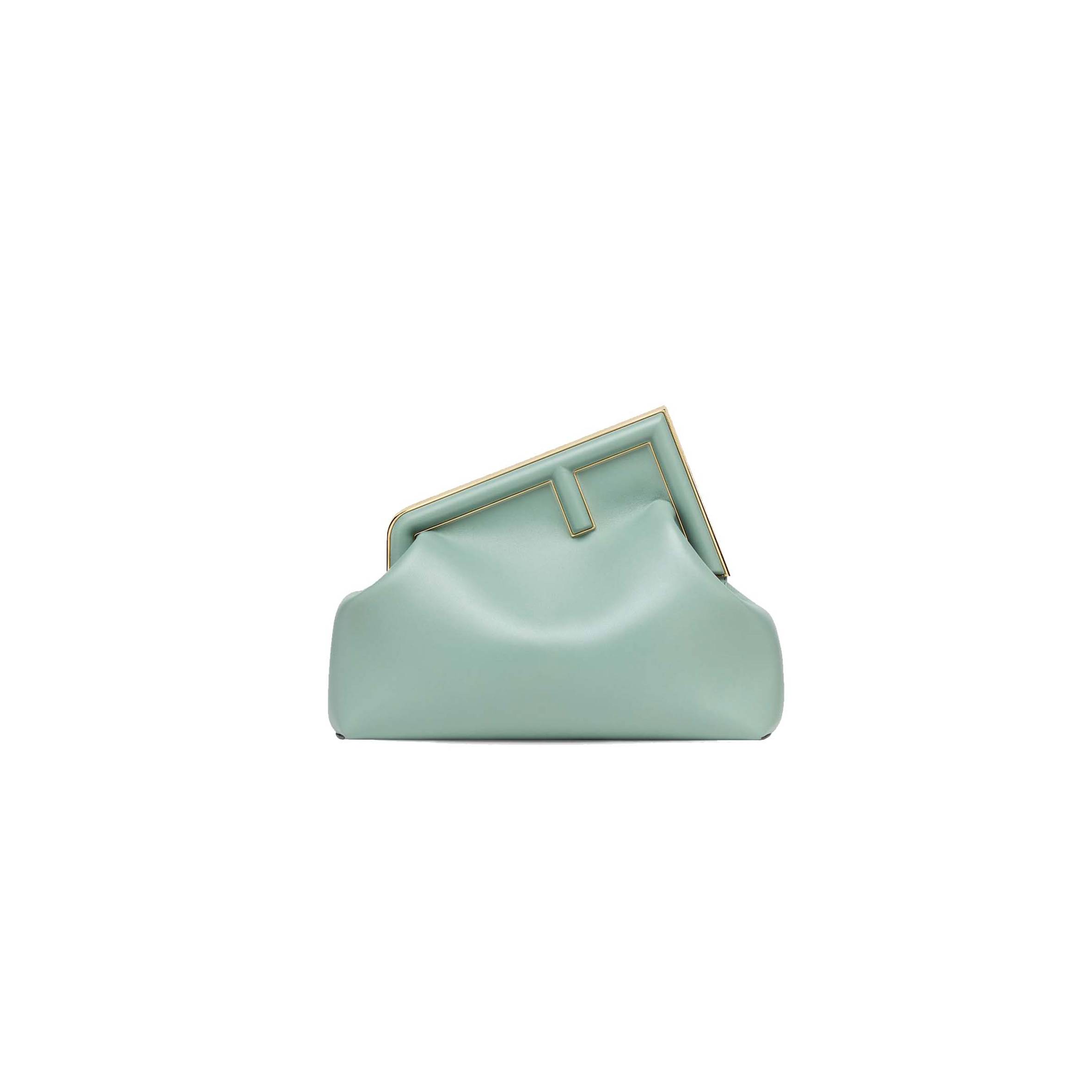 F**di first medium - mint green leather bag 8bp127abvef03hw (32.5*23.5*15cm)