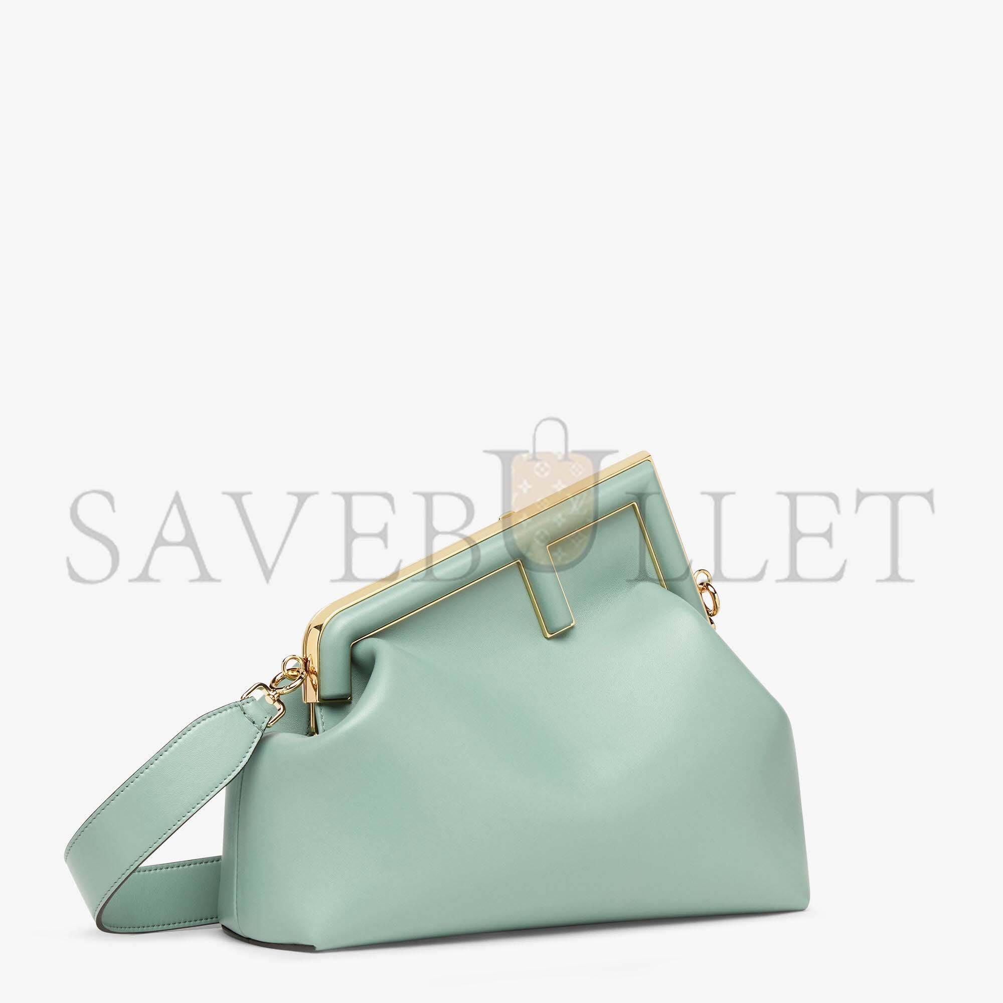 F**di first medium - mint green leather bag 8bp127abvef03hw (32.5*23.5*15cm)