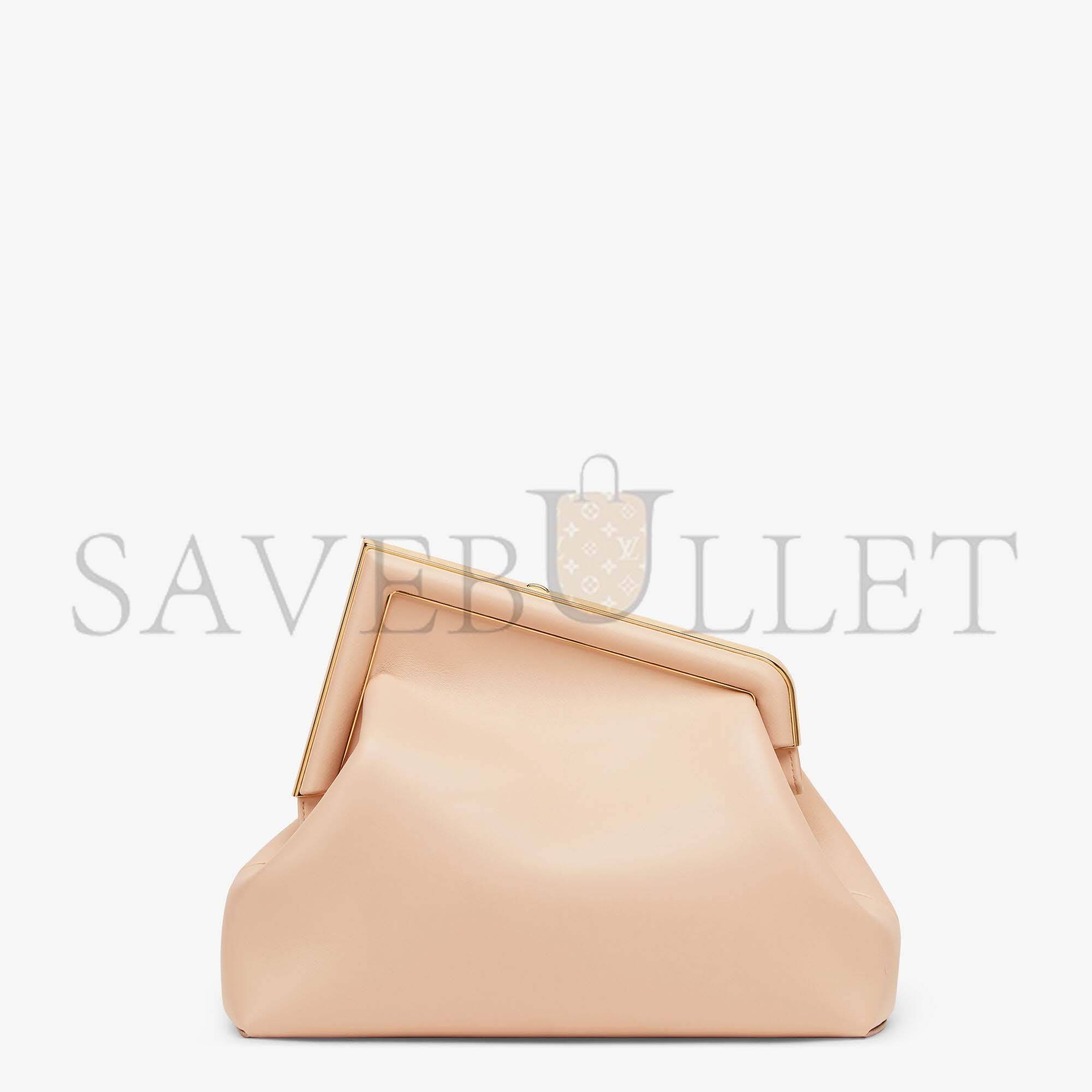 F**di first medium - pink leather bag 8bp127abvef1ba9 (26*18*9.5cm)