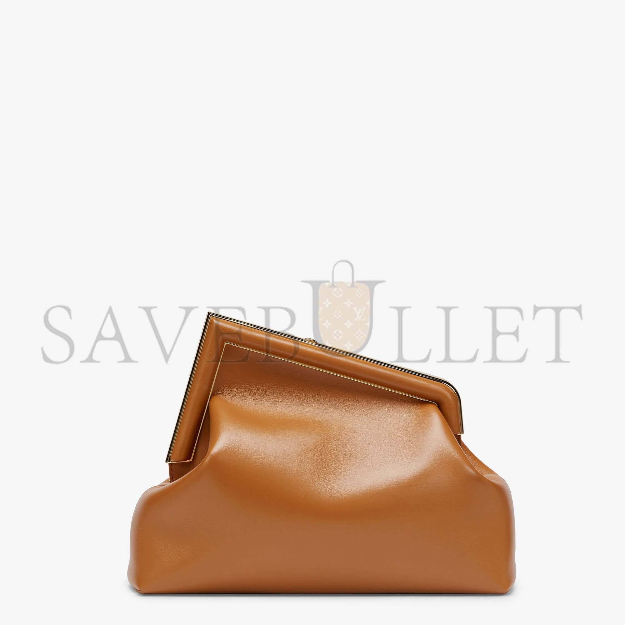 FENDI FIRST MEDIUM - BROWN LEATHER BAG 8BP127ABVEF0NYJ (32.5*23.5*15cm)