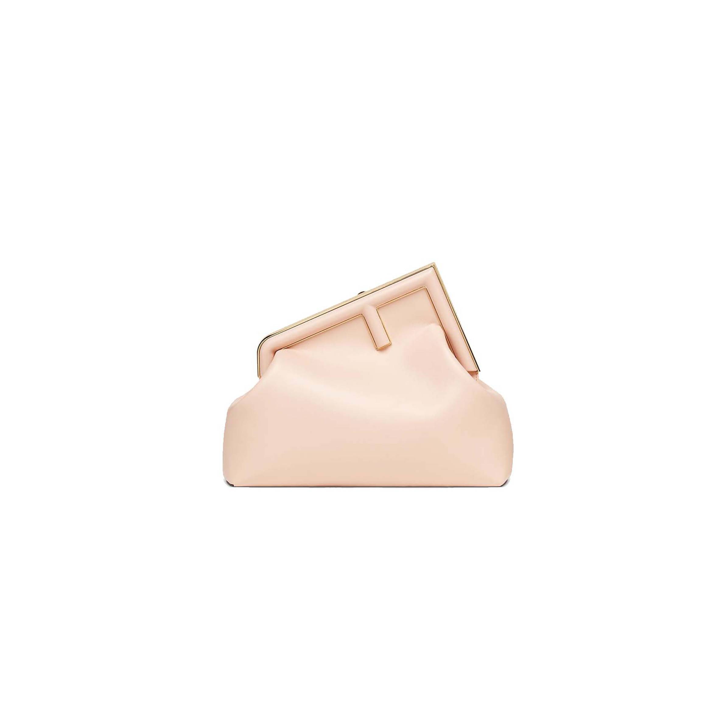 F**di first medium - pale pink leather bag 8bp127abvef14n1 (32.5*23.5*15cm)