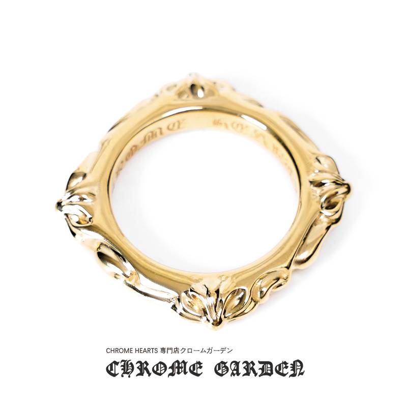 CHROME HEARTS 22K GOLD SBT BAND RING