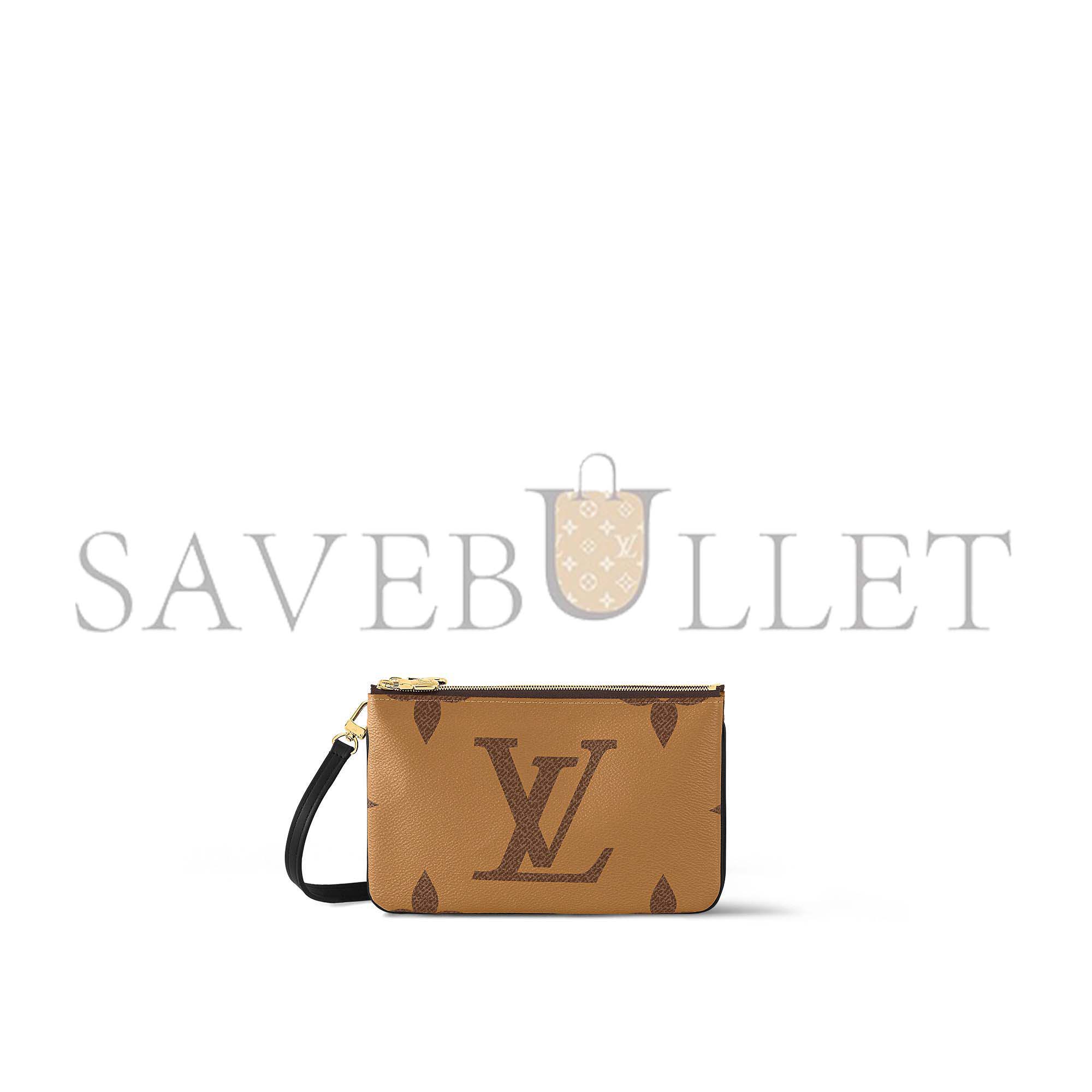 l**is V*t*n double zip pochette m69203 (20*12.5*3cm)