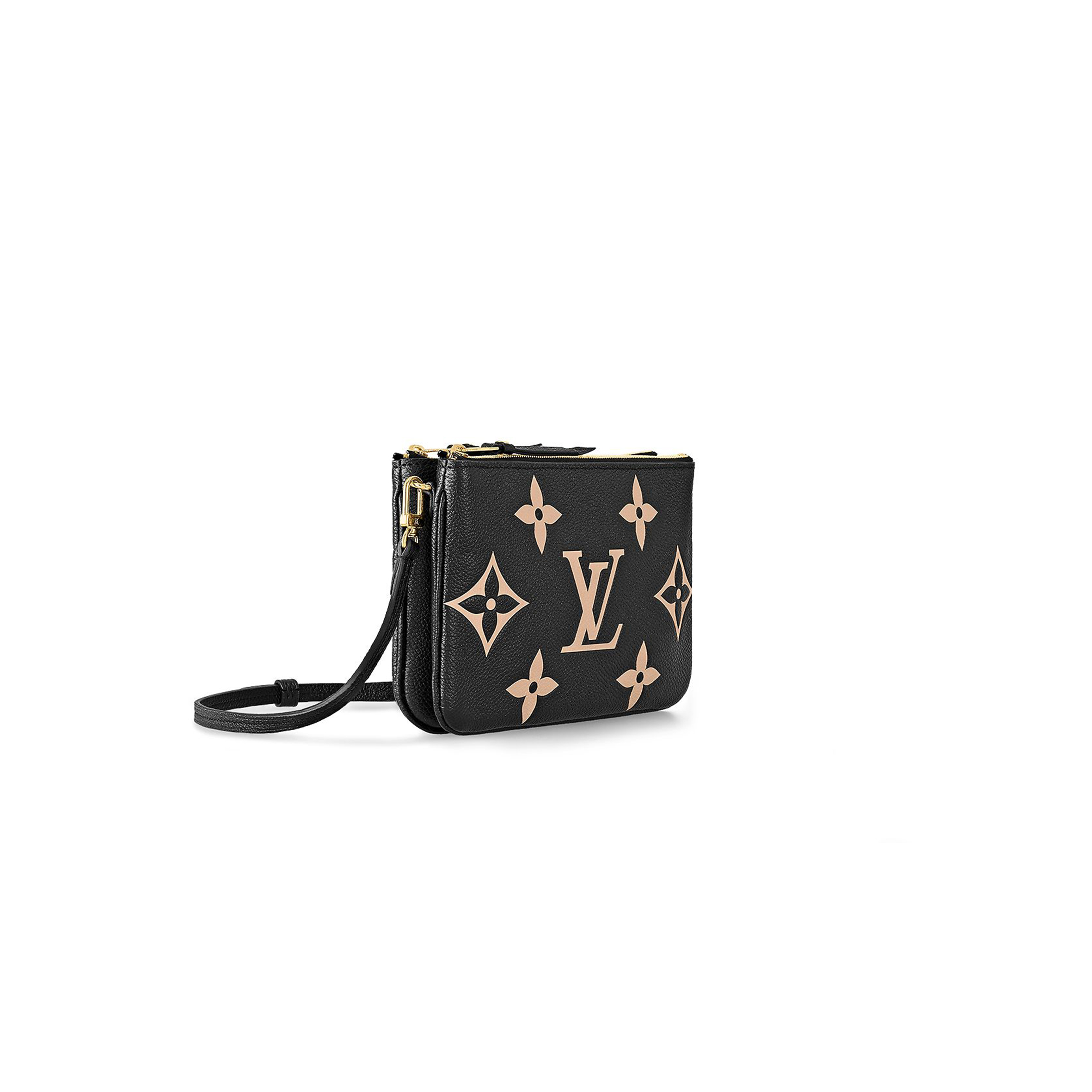 l**is V*t*n double zip pochette m80732 (20*12.5*3cm)