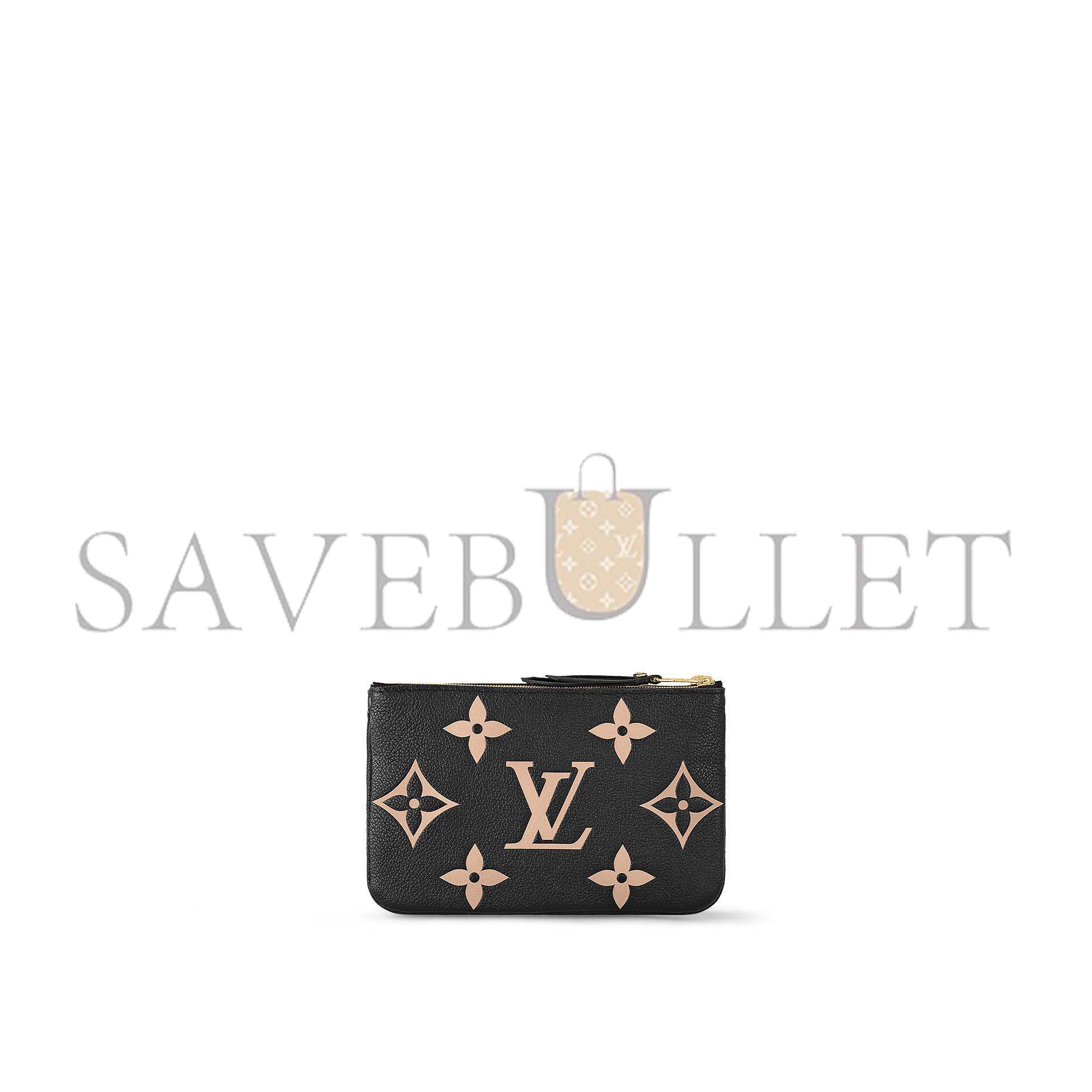 l**is V*t*n double zip pochette m80732 (20*12.5*3cm)