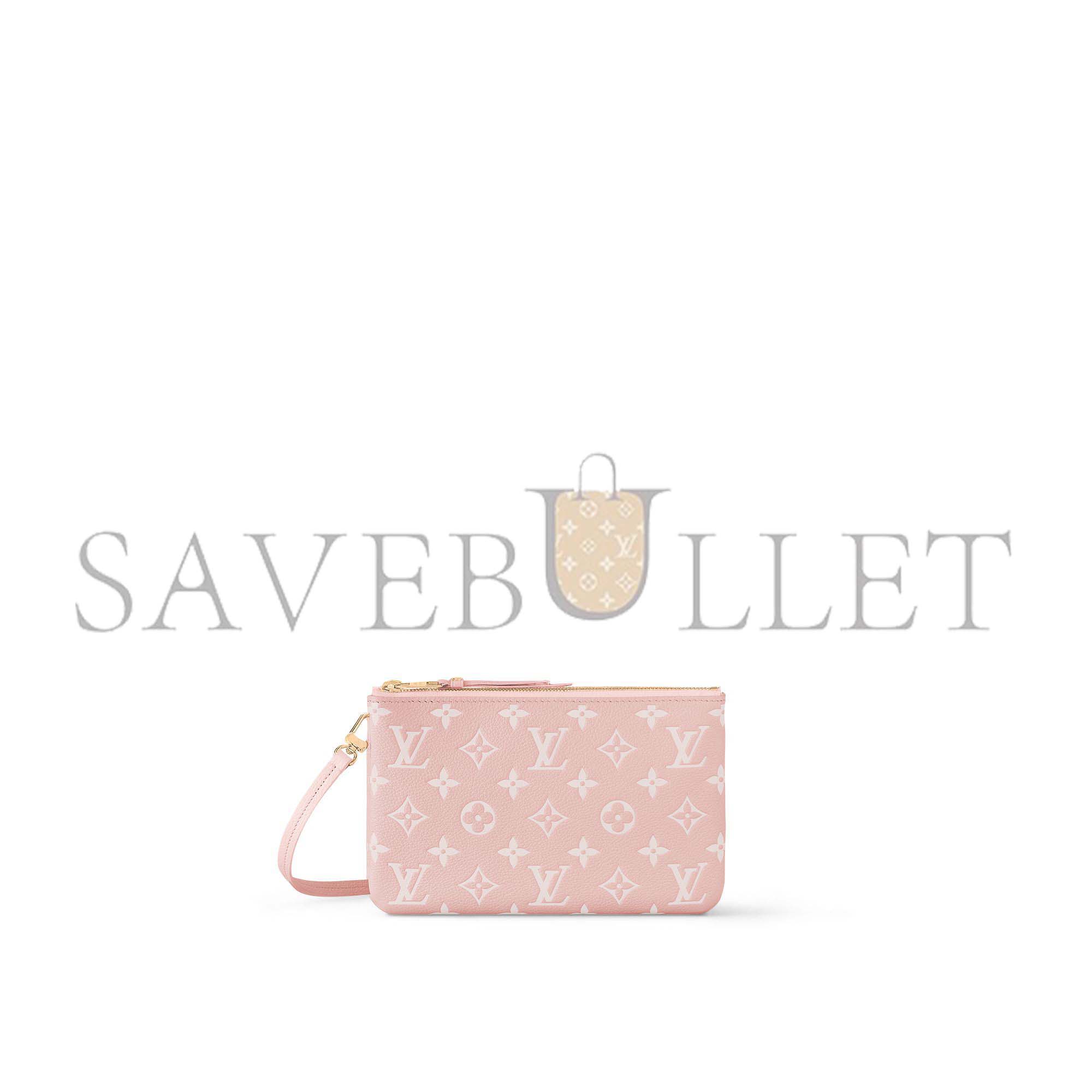 l**is V*t*n double zip pochette m81429 (20*12.5*3cm)