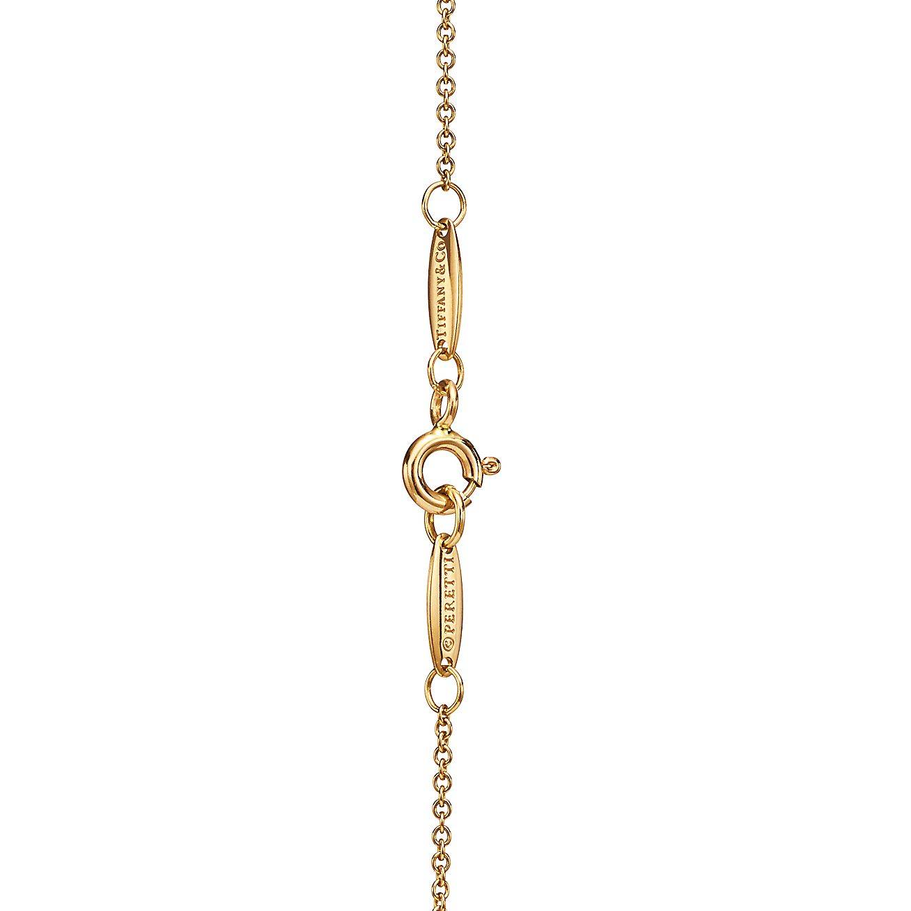 T*f*ny  elsa peretti® diamonds by the yard® sprinkle necklace in yellow gold