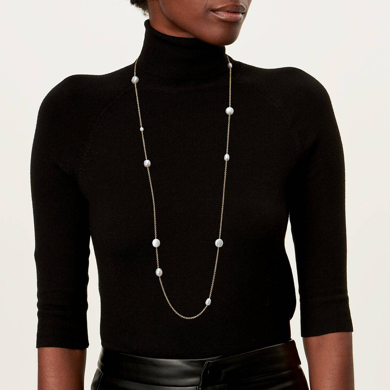 T*f*ny  elsa peretti® pearls by the yard™ sprinkle necklace