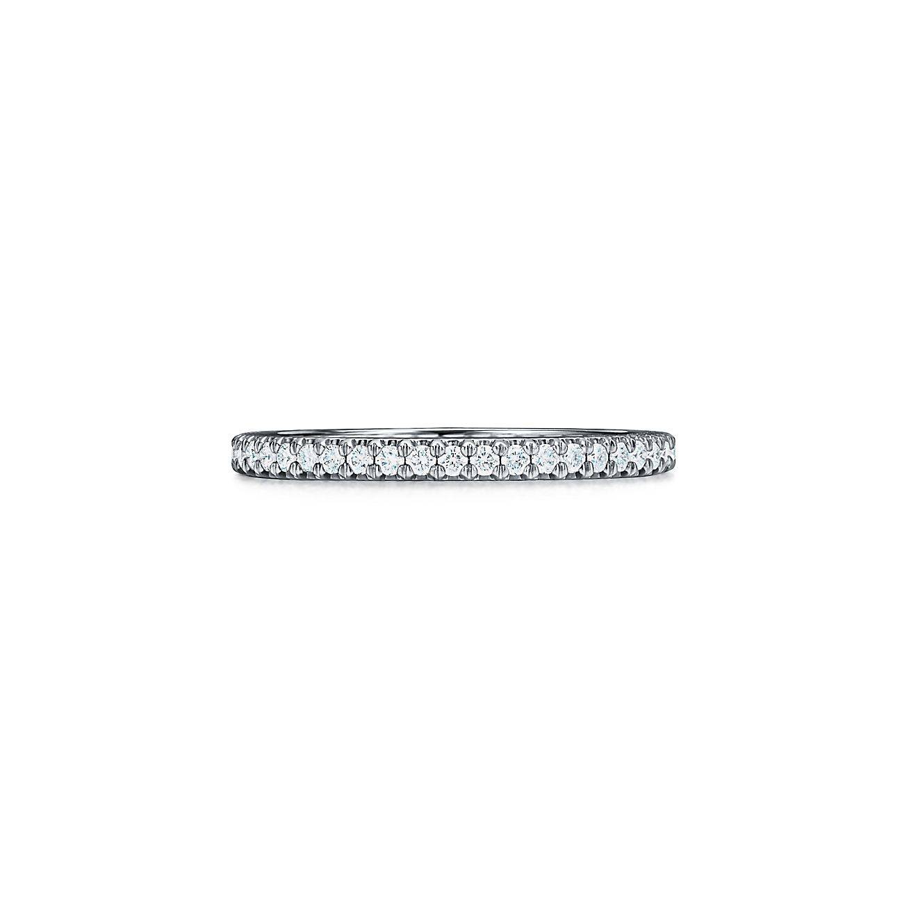 T*f*ny soleste® full eternity ring in platinum with diamonds