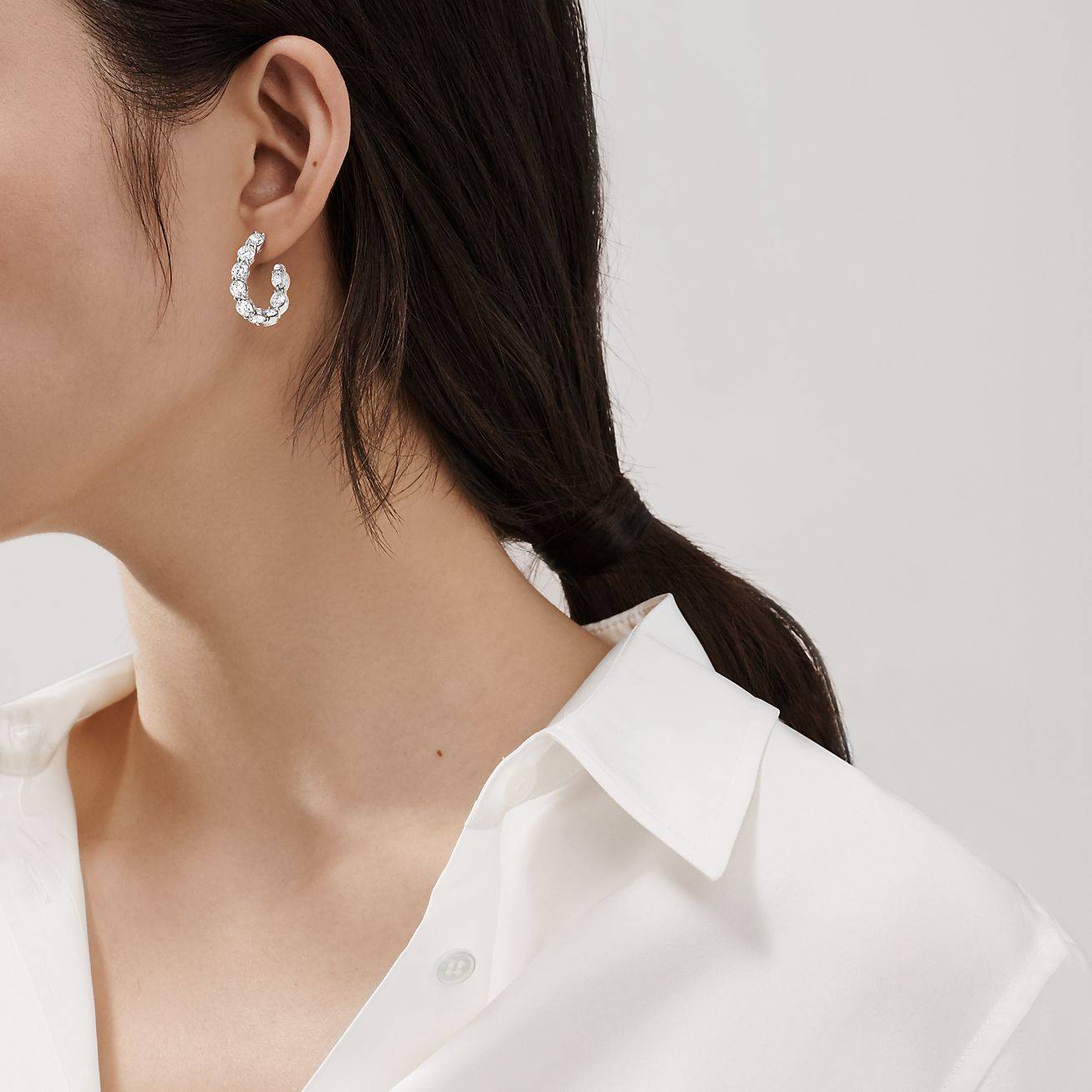 TIFFANY  Inside-out Hoop Earrings