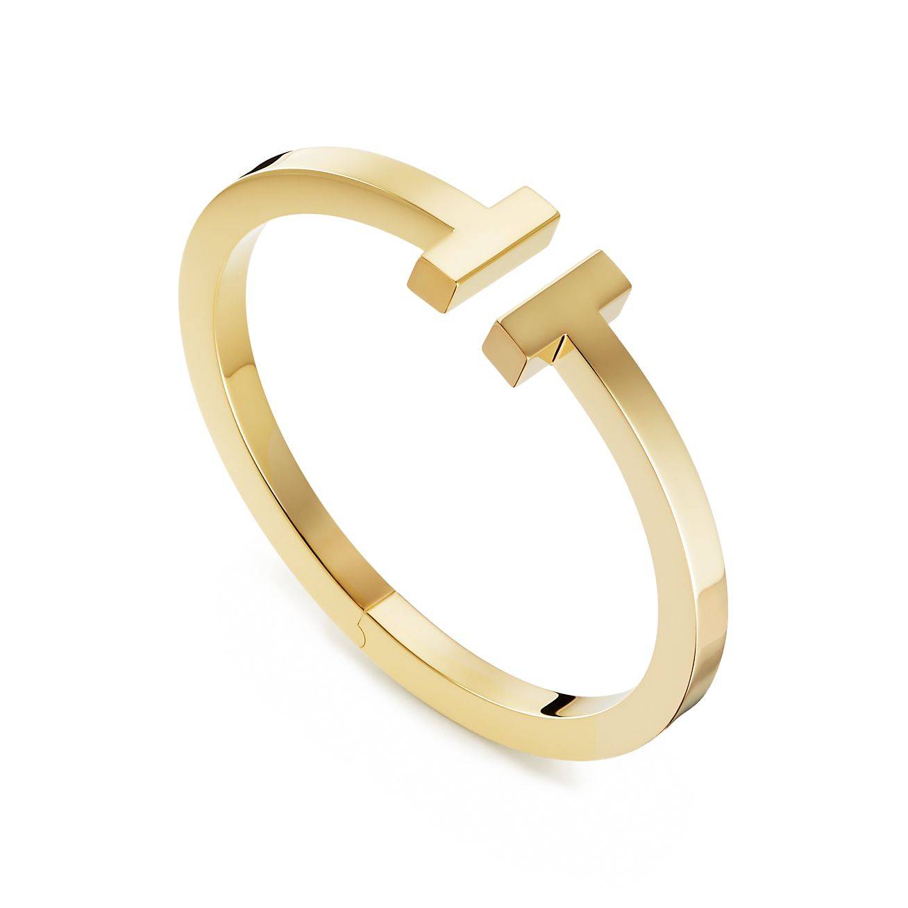 T*f*ny t square bracelet in 18k gold