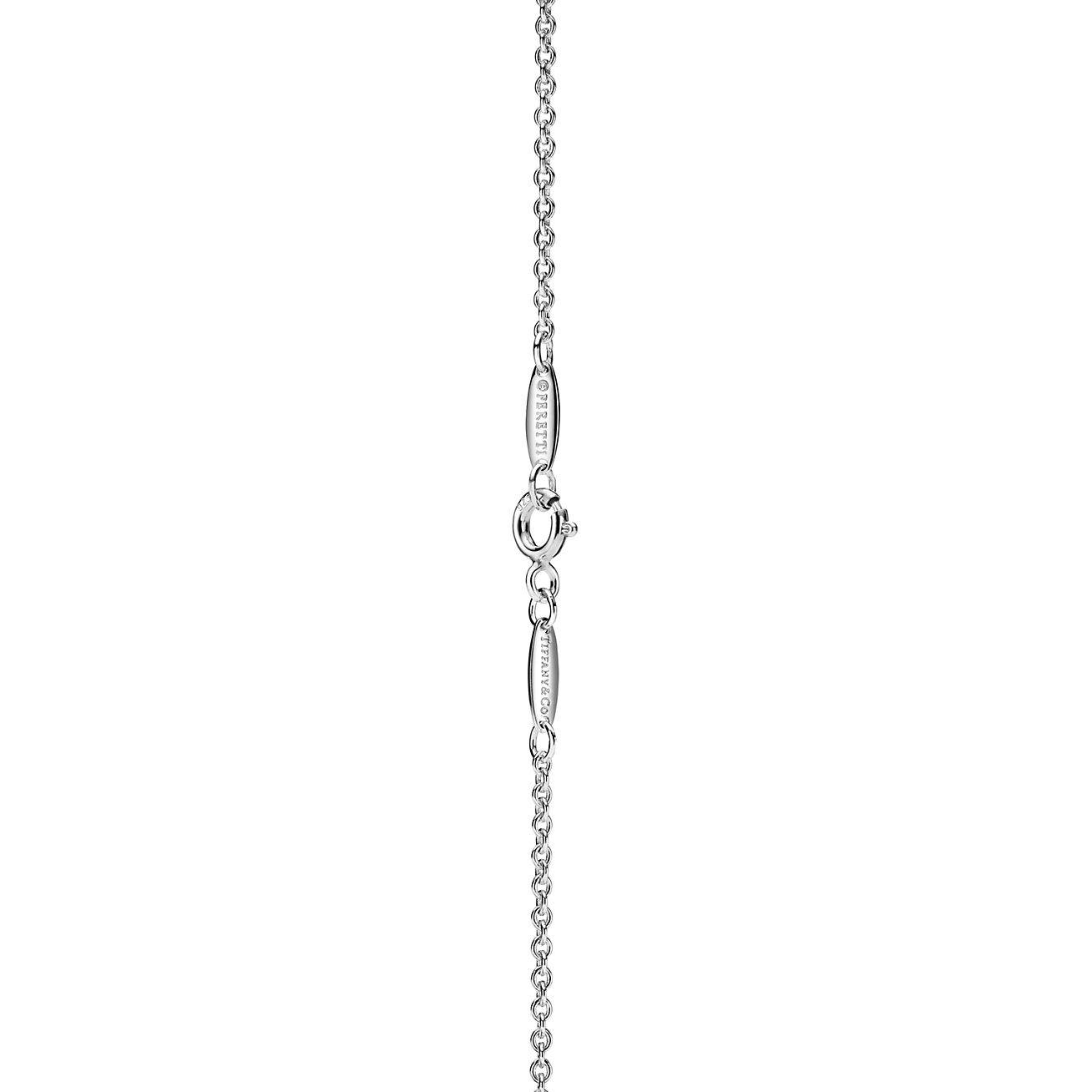 T*f*ny elsa peretti® bean® design pendant in sterling silver, 9 mm