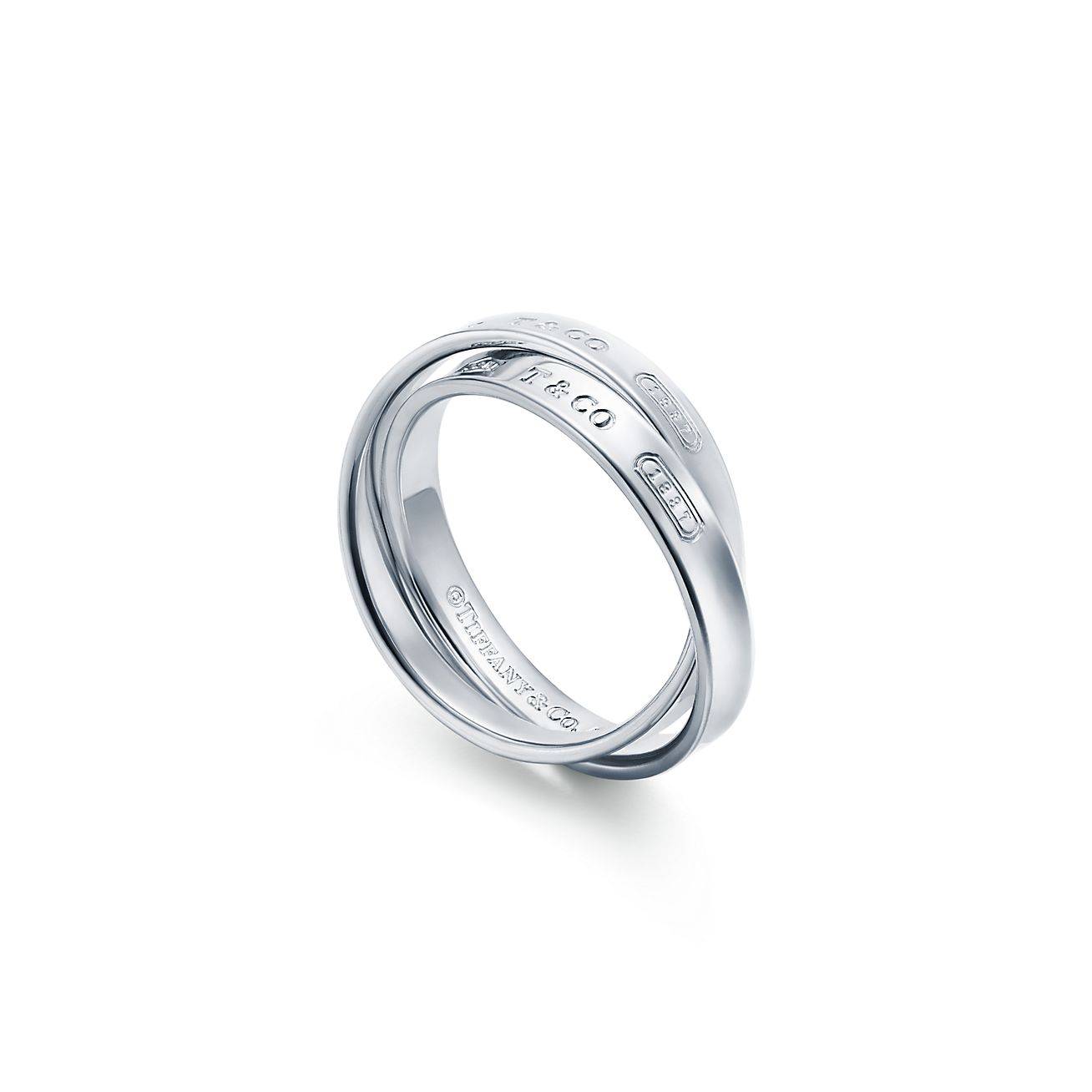 T*f*ny 1837® interlocking circles ring in silver