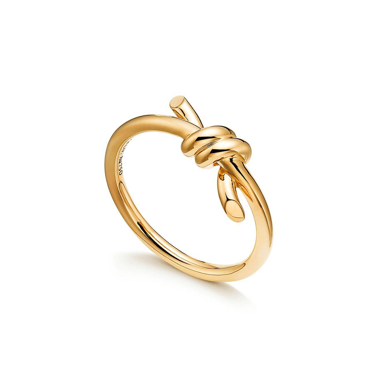 T*f*ny knot ring in rose gold