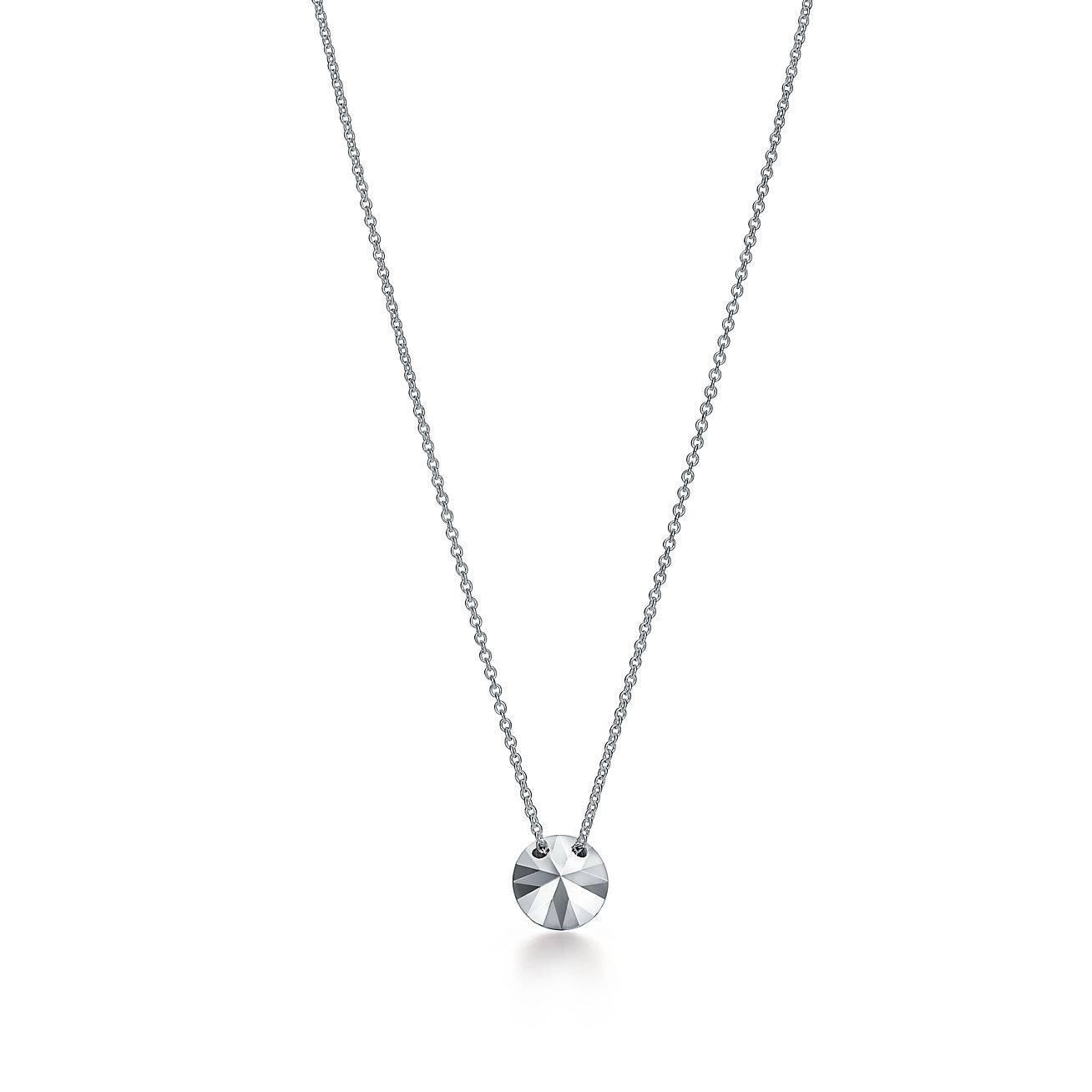 T*f*ny elsa peretti® 2 carat faceted pendant in silver