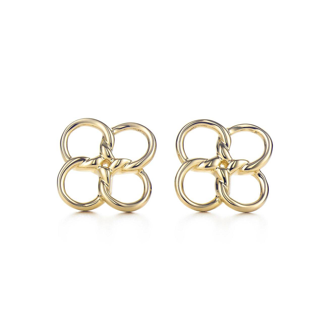 T*f*ny  elsa peretti® quadrifoglio™ earrings