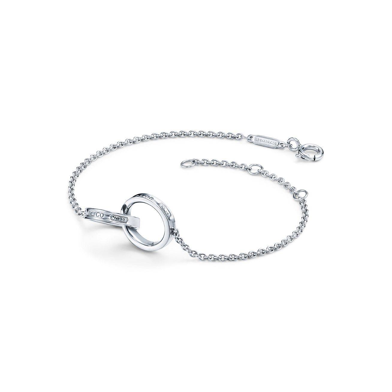 T*f*ny 1837® interlocking circles chain bracelet in silver