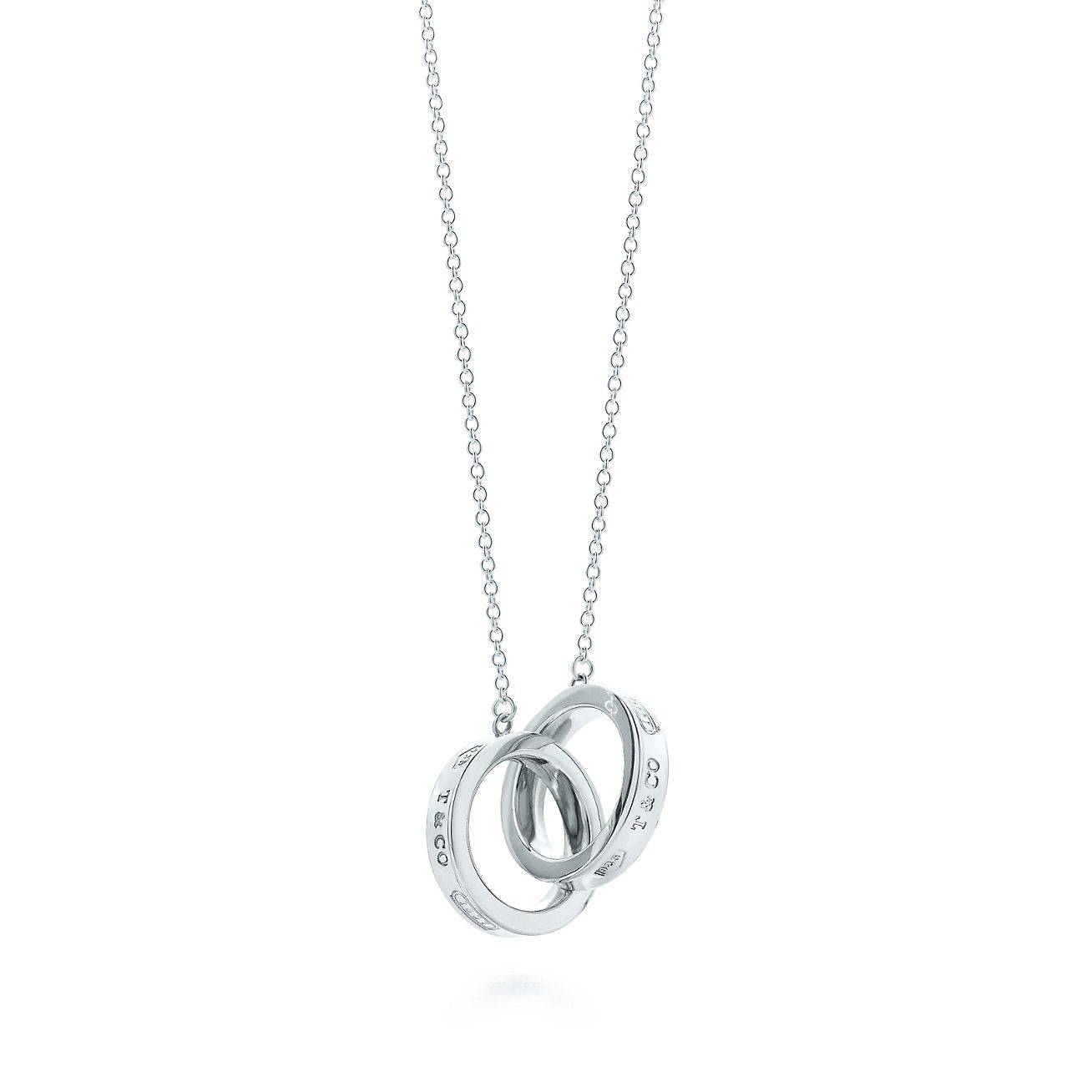 T*f*ny 1837® interlocking circles pendant in silver, small