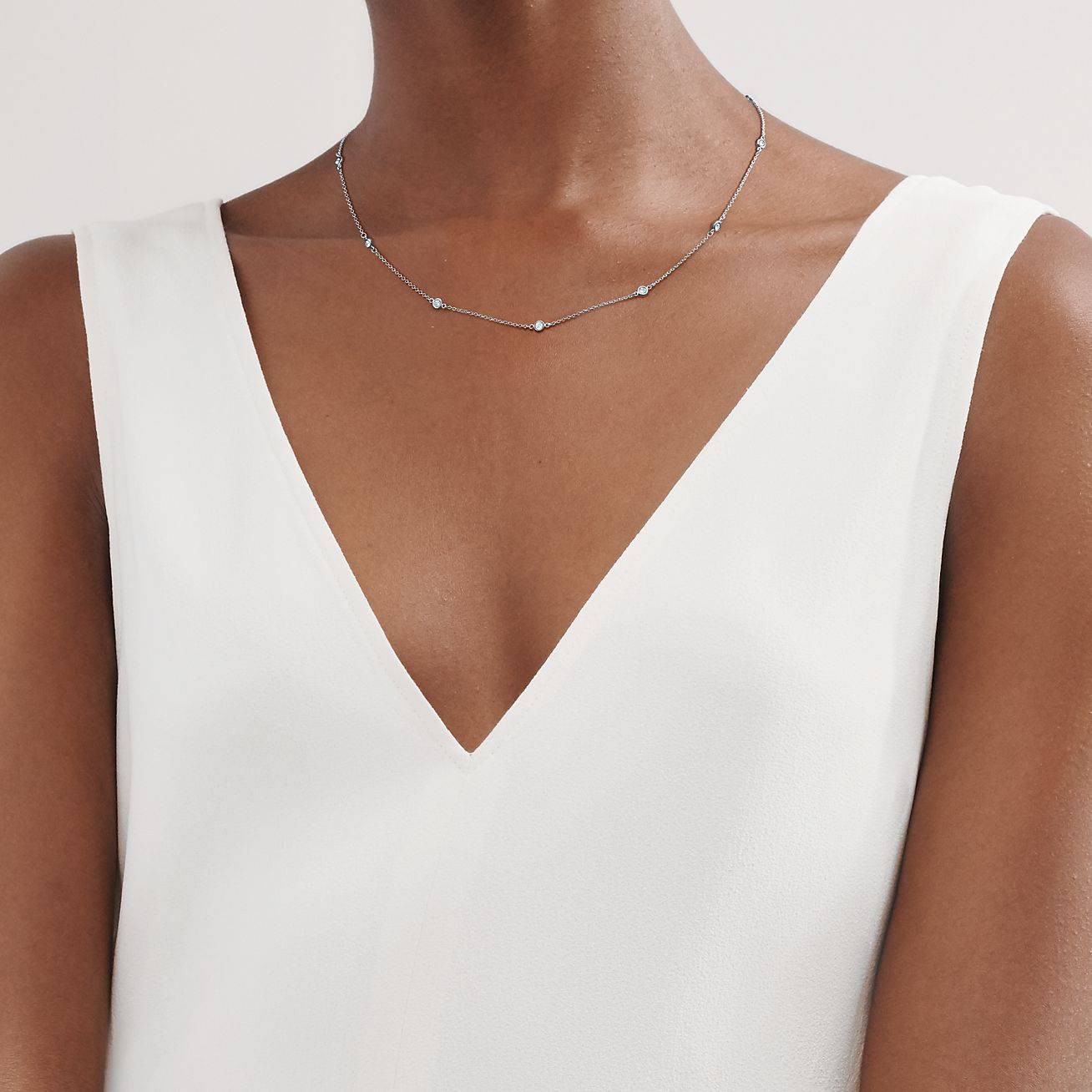 T*f*ny  elsa peretti® diamonds by the yard® necklace