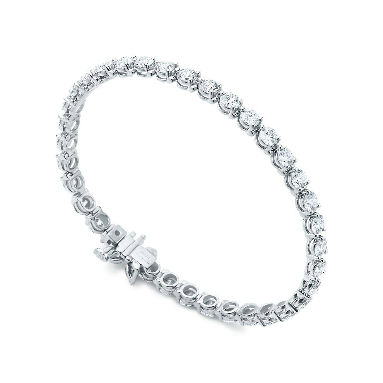 T*f*ny victoria® tennis bracelet in platinum with diamonds