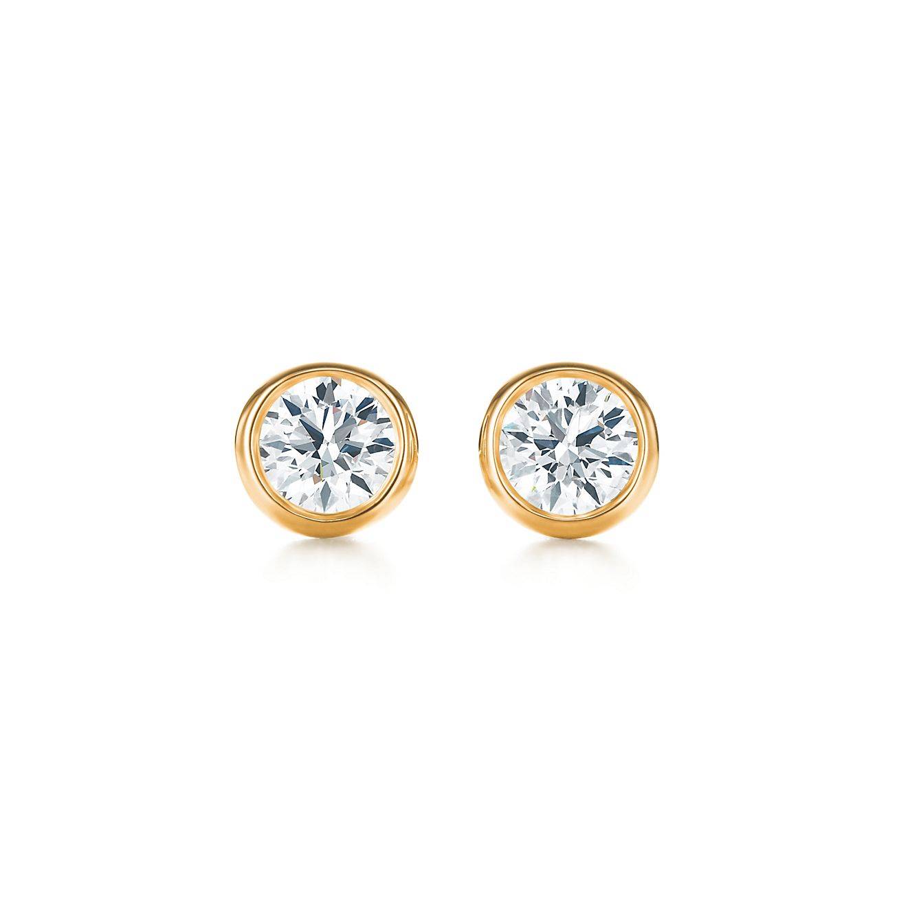 T*f*ny  elsa peretti® diamonds by the yard® earrings in yellow gold 60017484