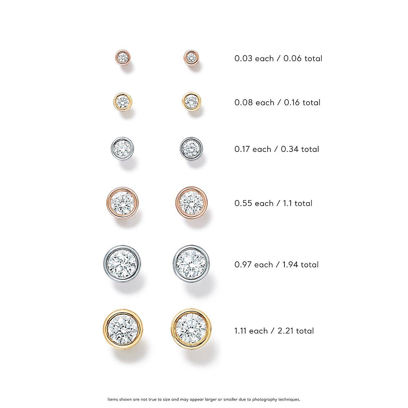 T*f*ny  elsa peretti® diamonds by the yard® earrings in yellow gold 60017484