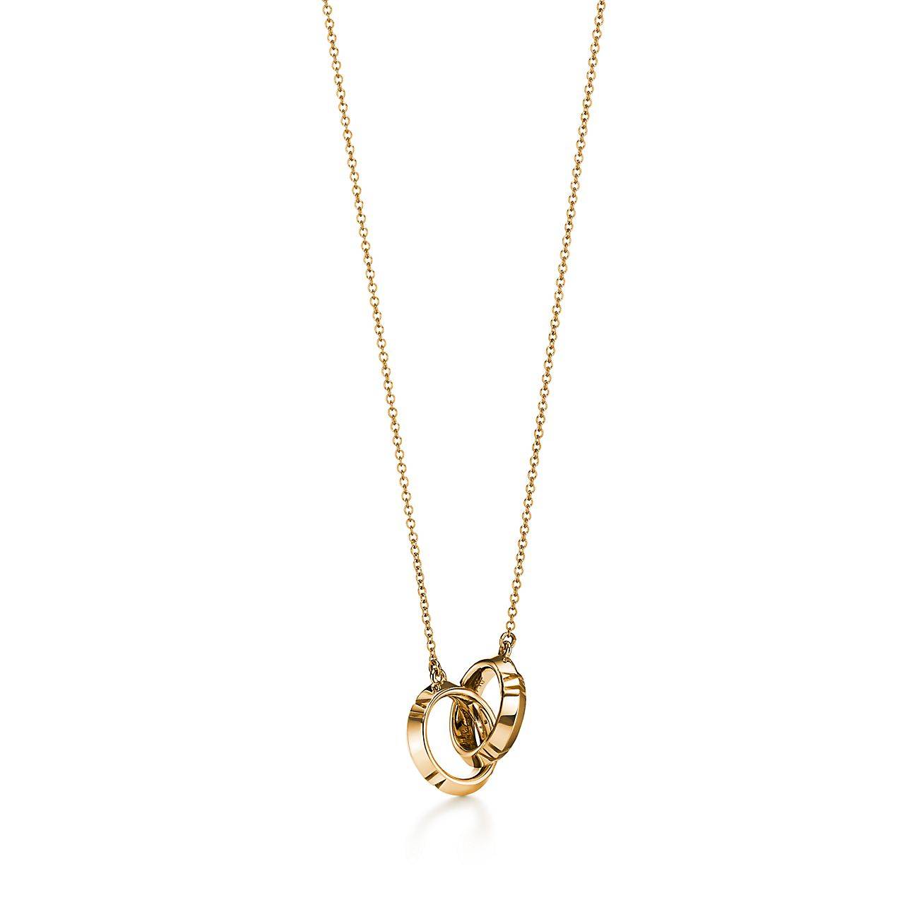 T*f*ny&co.atlas® x closed interlocking pendant in yellow gold 67789202