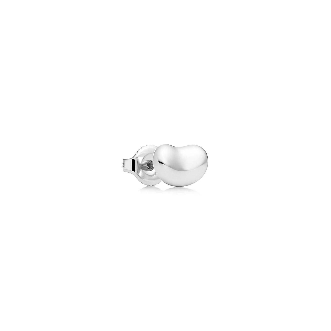 T*f*ny elsa peretti® bean® design earrings in sterling silver, 9 mm