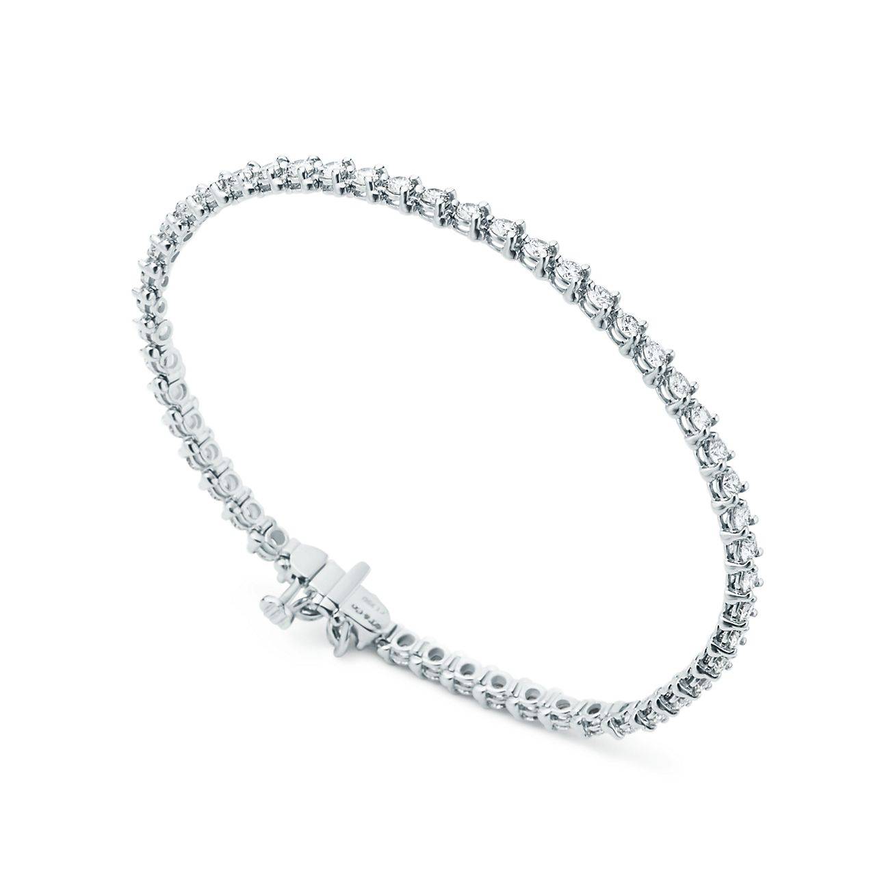 T*f*ny victoria® tennis bracelet in platinum with diamonds