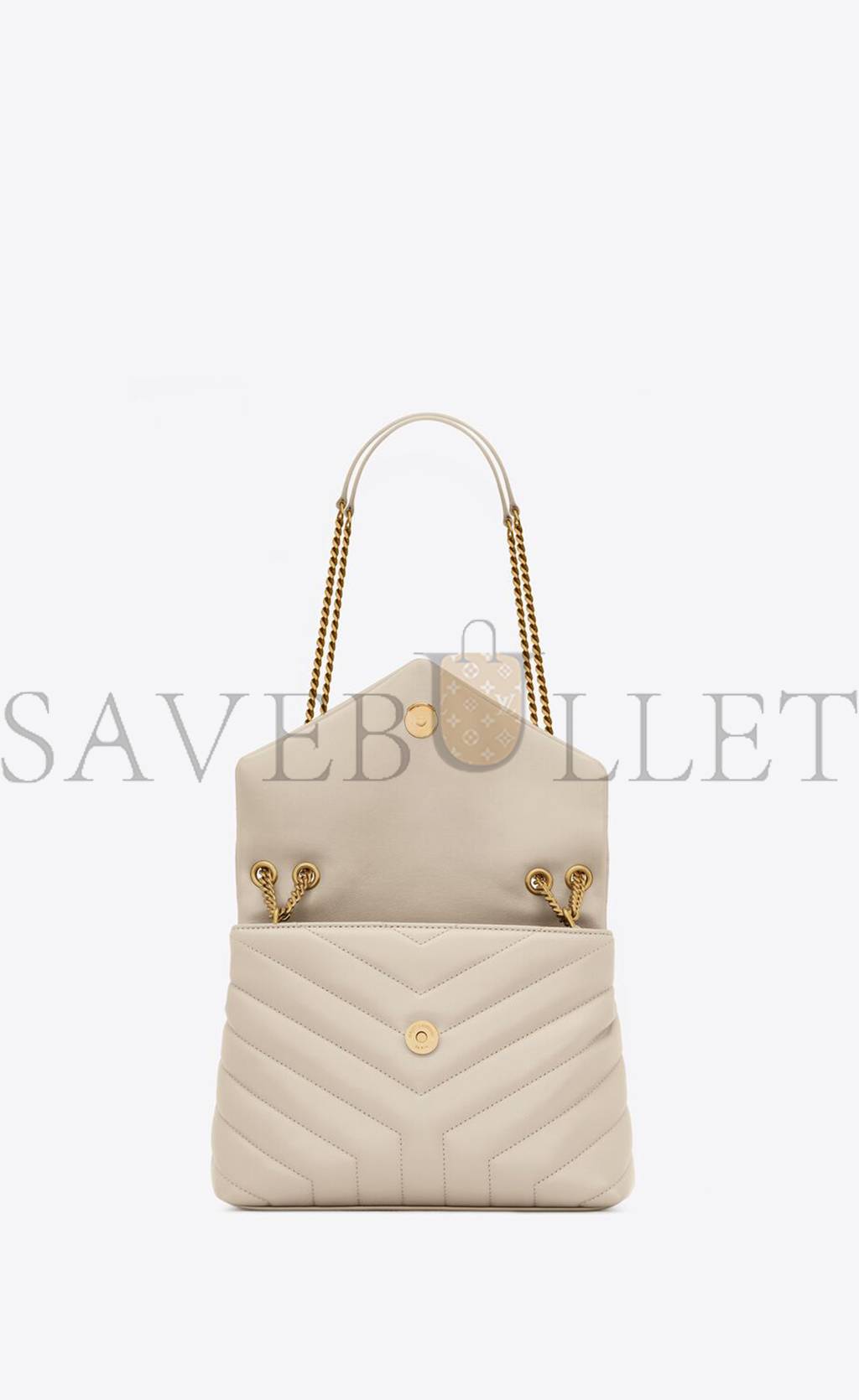 YSL LOULOU SMALL CHAIN BAG IN QUILTED "Y" LEATHER 494699DV7279207 (23*17*9cm)