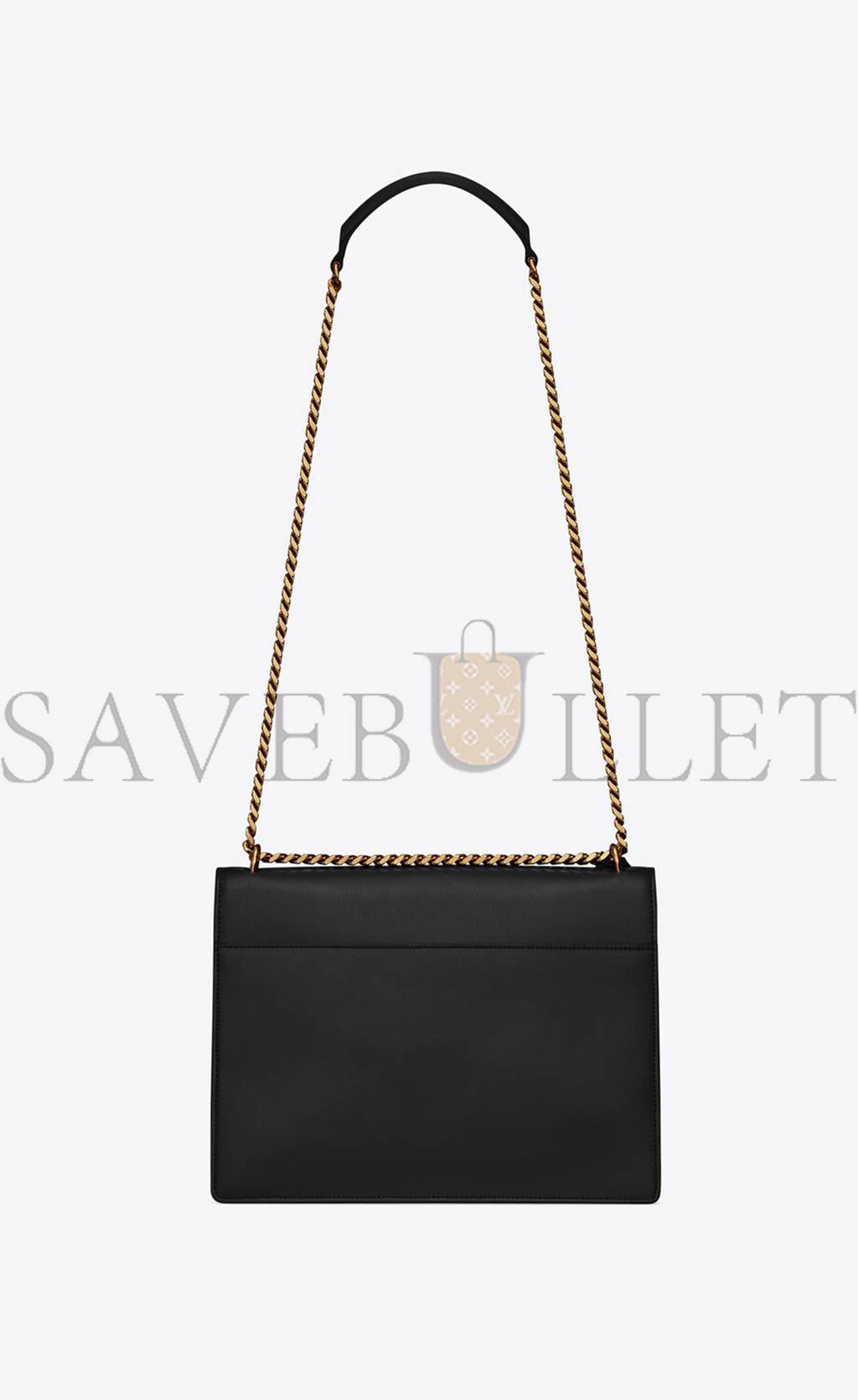 YSL SUNSET LARGE CHAIN BAG IN SMOOTH LEATHER 498779D420W1000 (27*18*8cm)