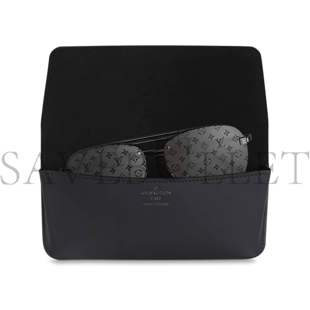 l**is V*t*n woody glasses case gi0296 (16.5*7.5*3cm)