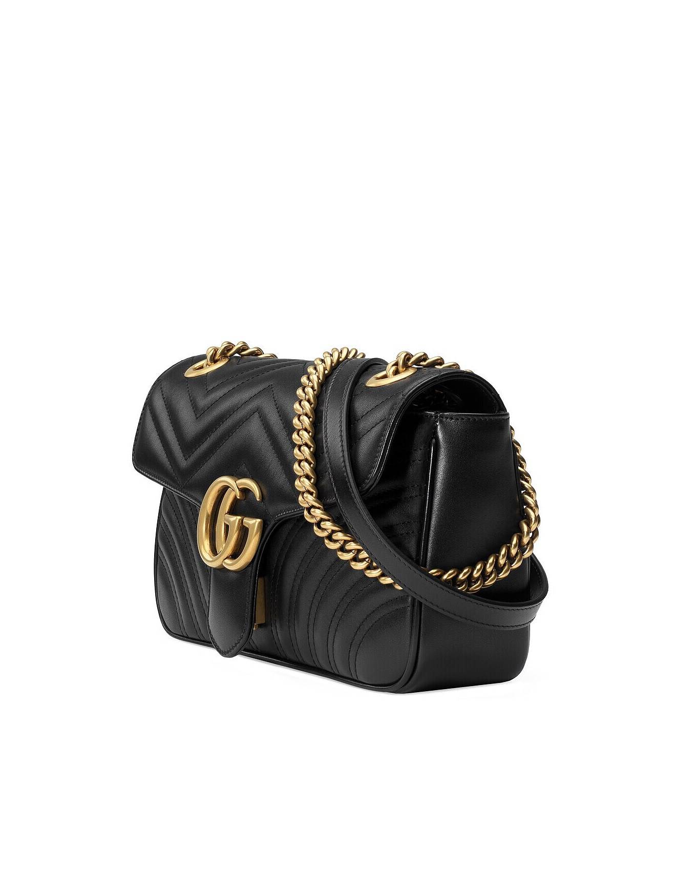 G*u*i gg marmont small matelassÉ shoulder bag  443497 (26*15*7cm)