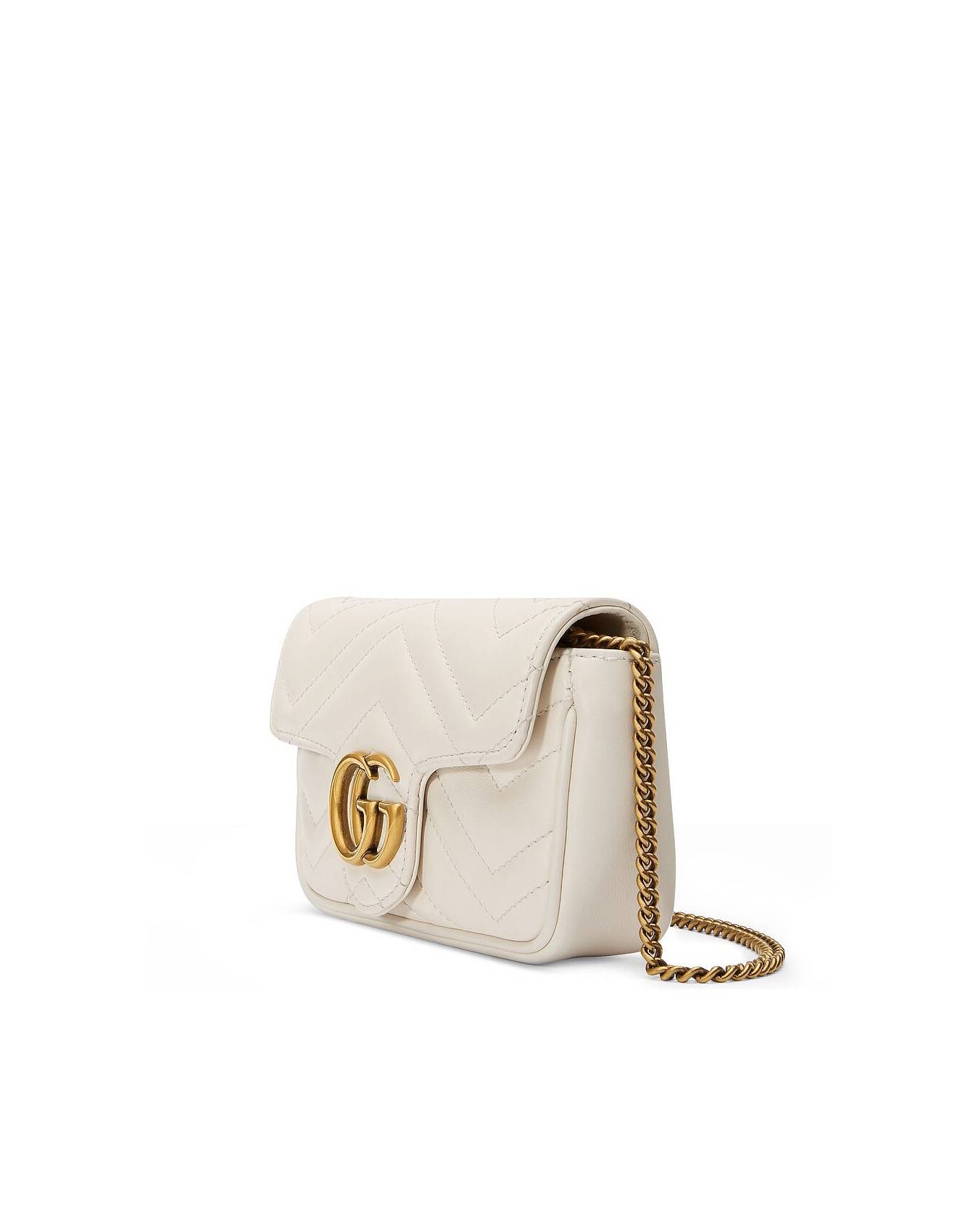 G*u*i gg marmont matelassÉ leather super mini bag  476433 (16.5*10*4.5cm)